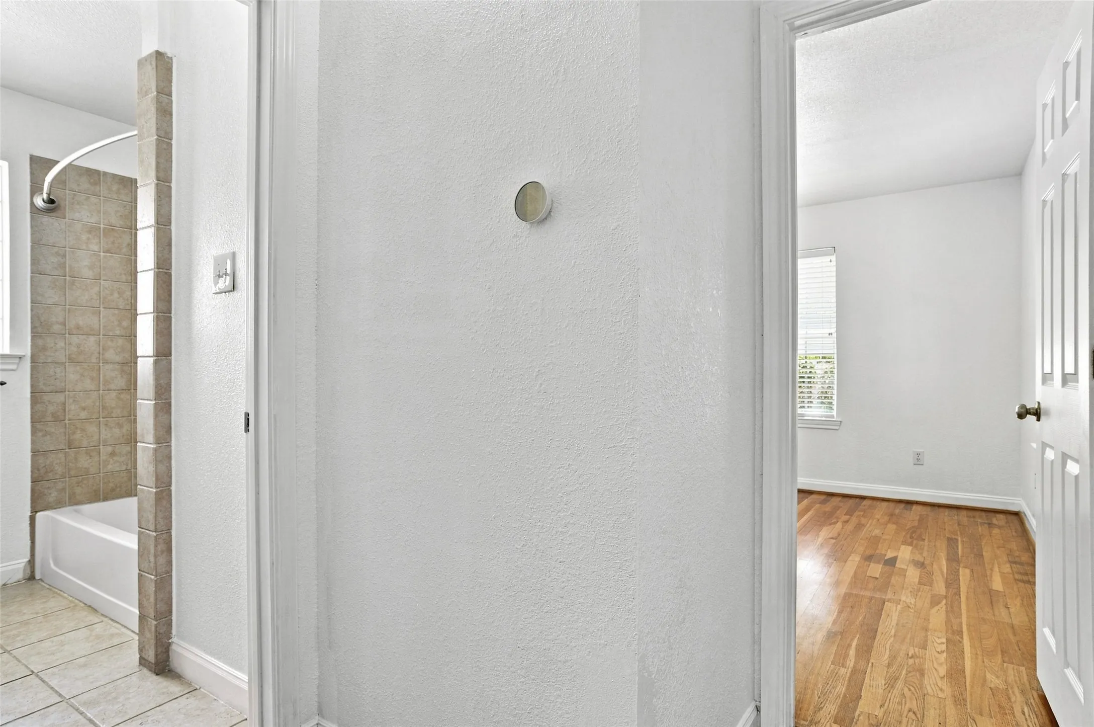 Walking into bedroom