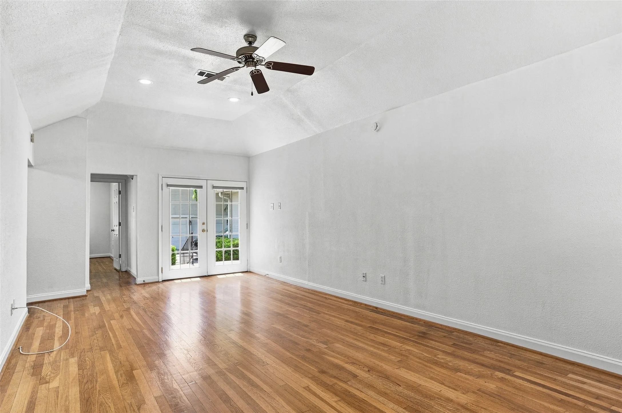 Large, bright living area
