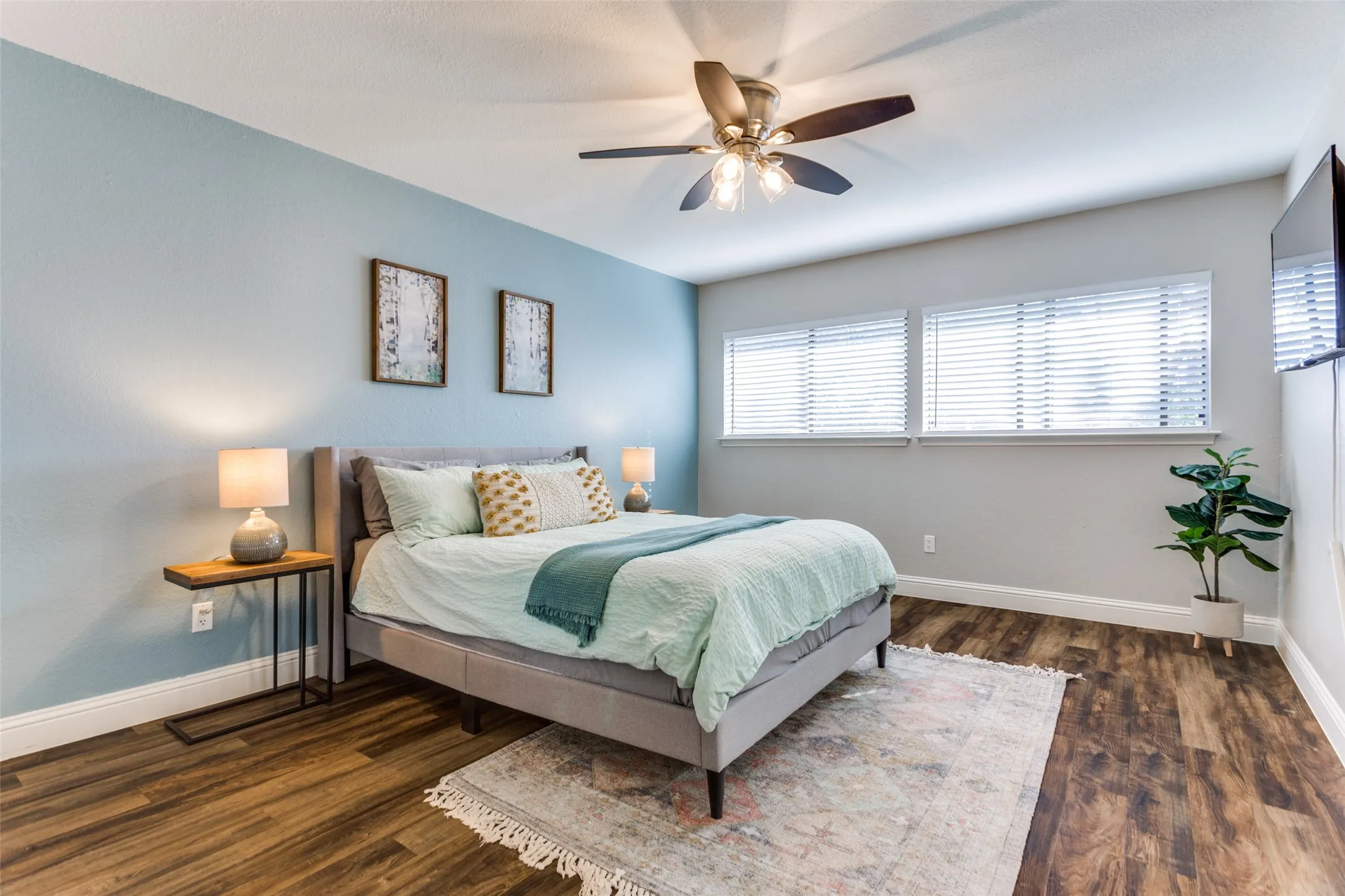 Wood-finish flooring