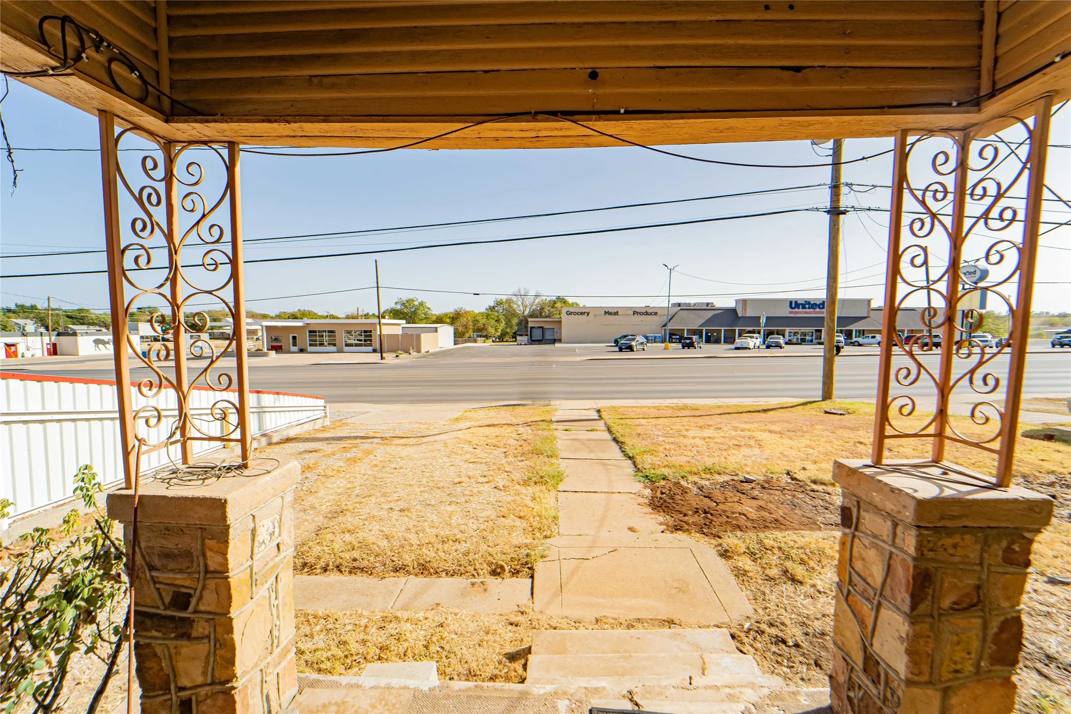 View from front porch