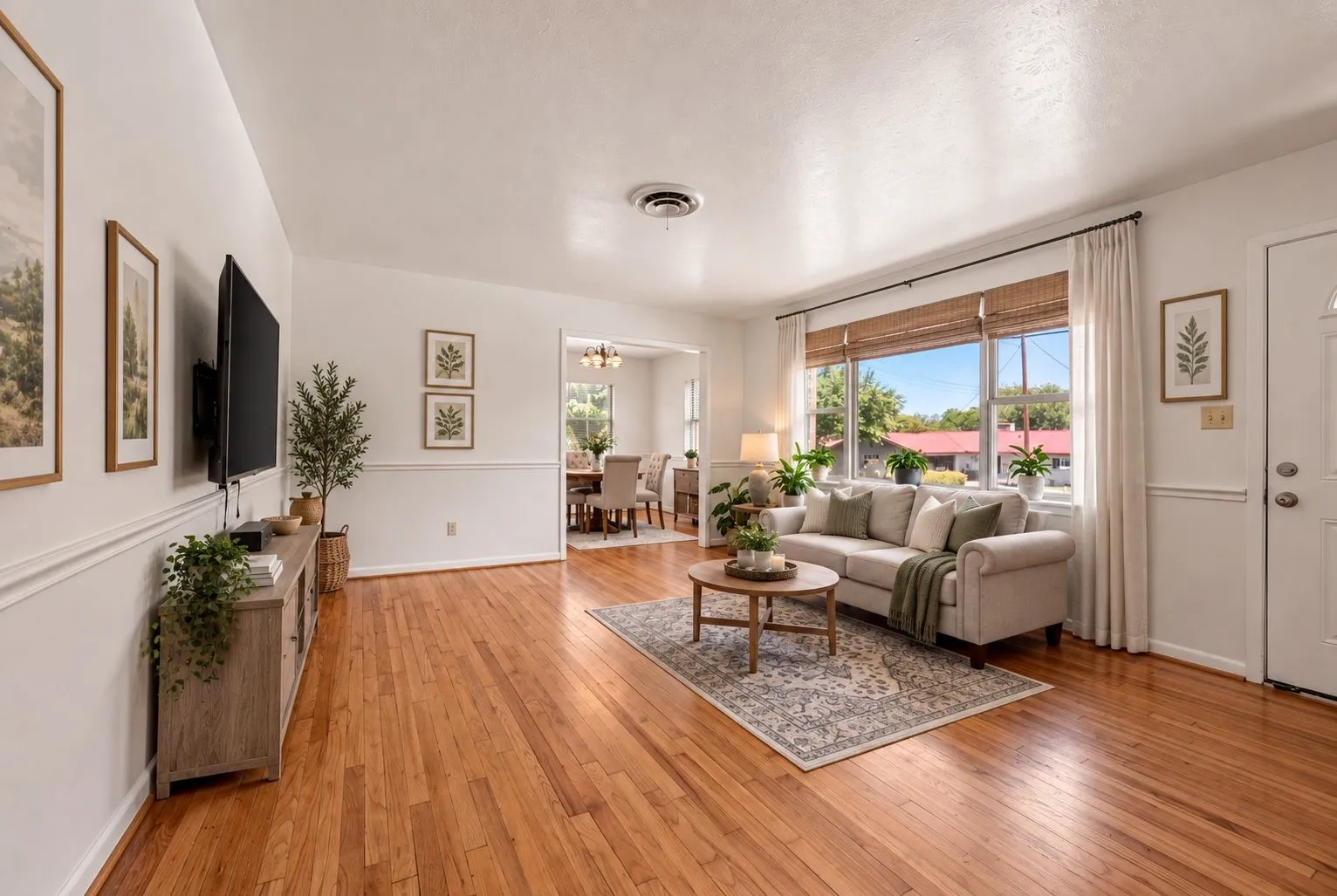 Virtually Staged Living Room
