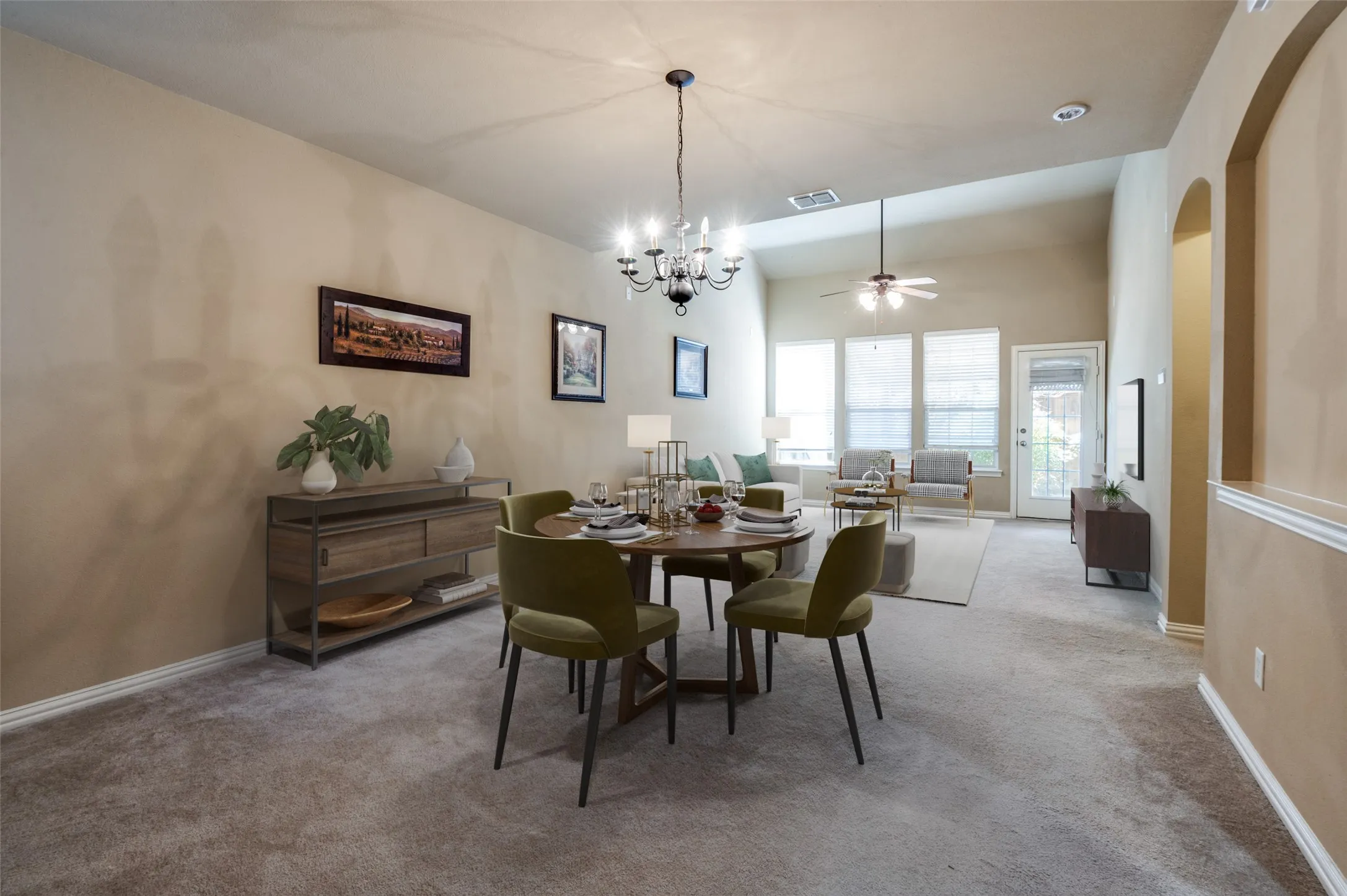 Virtual staging