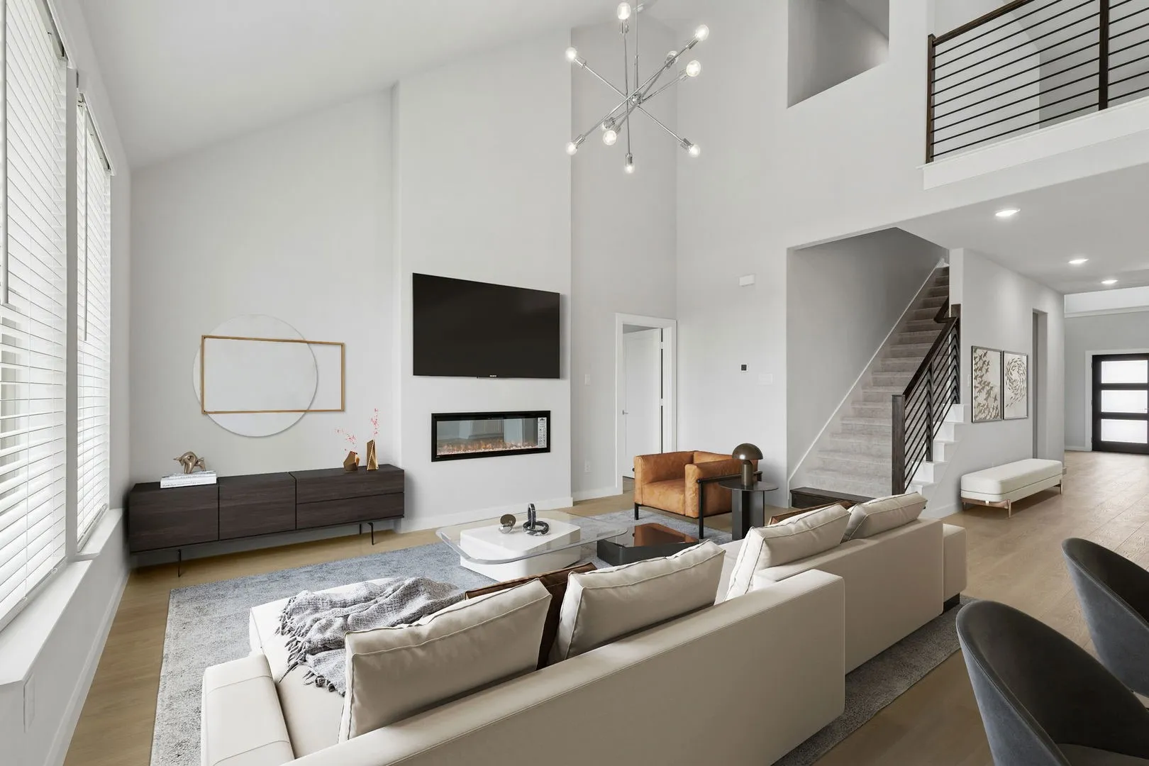 Open Floor Plan in the Winters home plan by Trophy Signature Homes – REPRESENTATIVE PHOTO