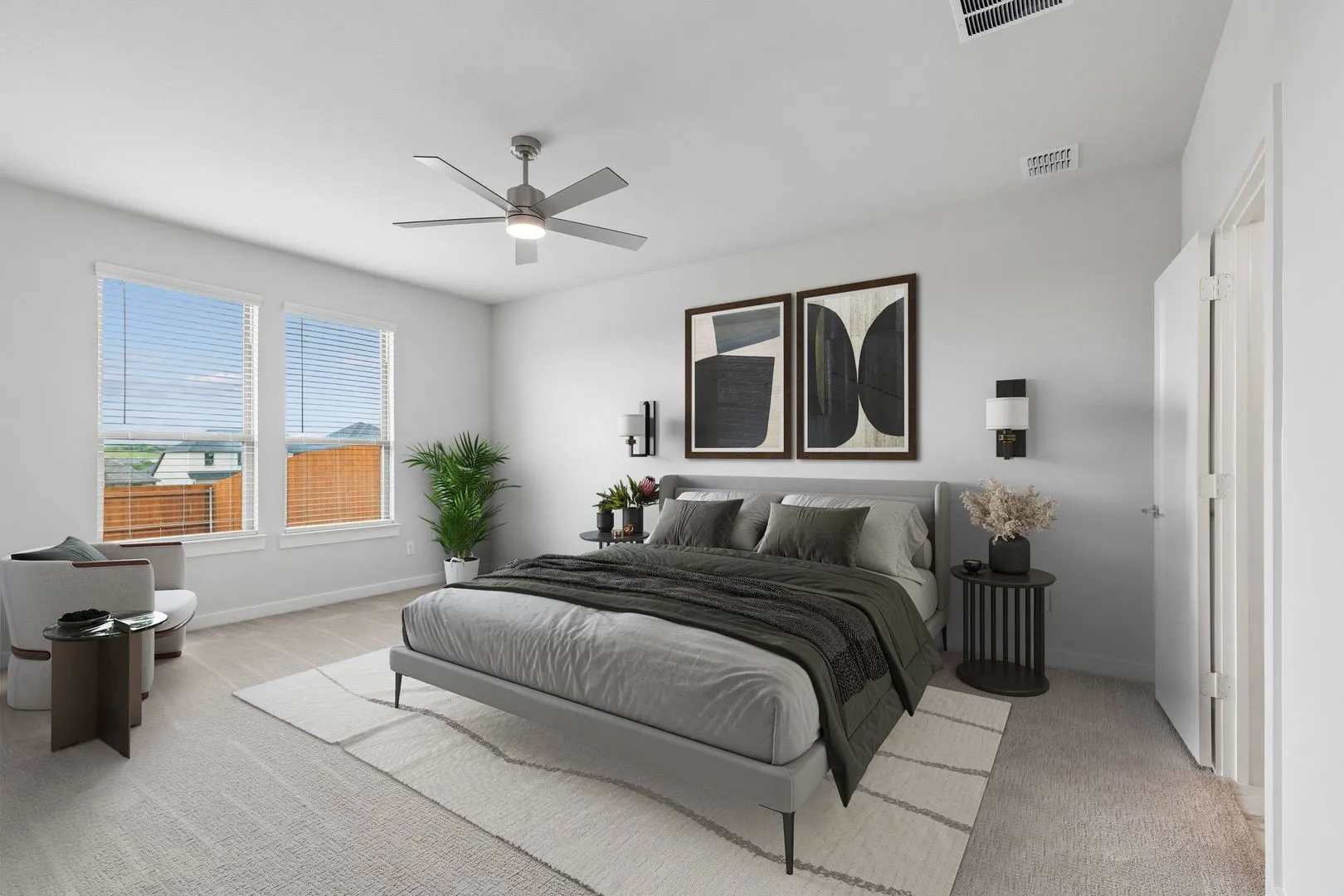Primary Suite in the Winters home plan by Trophy Signature Homes – REPRESENTATIVE PHOTO