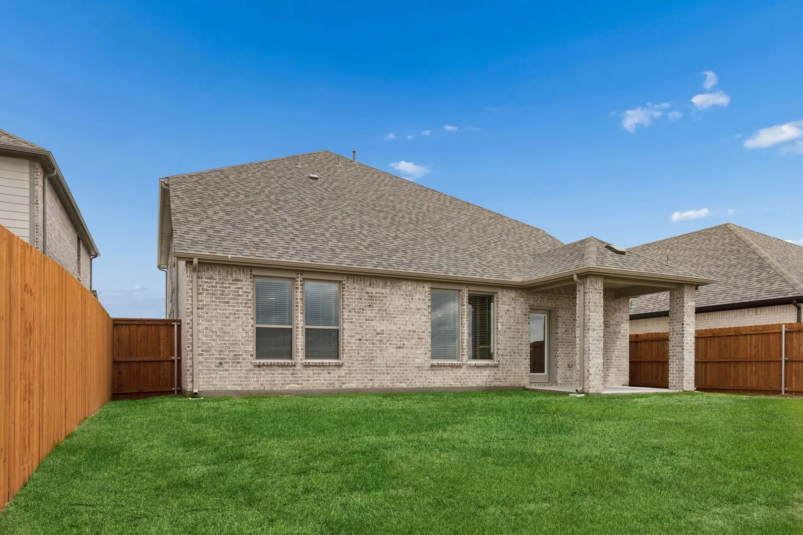 Patio in the Winters home plan by Trophy Signature Homes – REPRESENTATIVE PHOTO