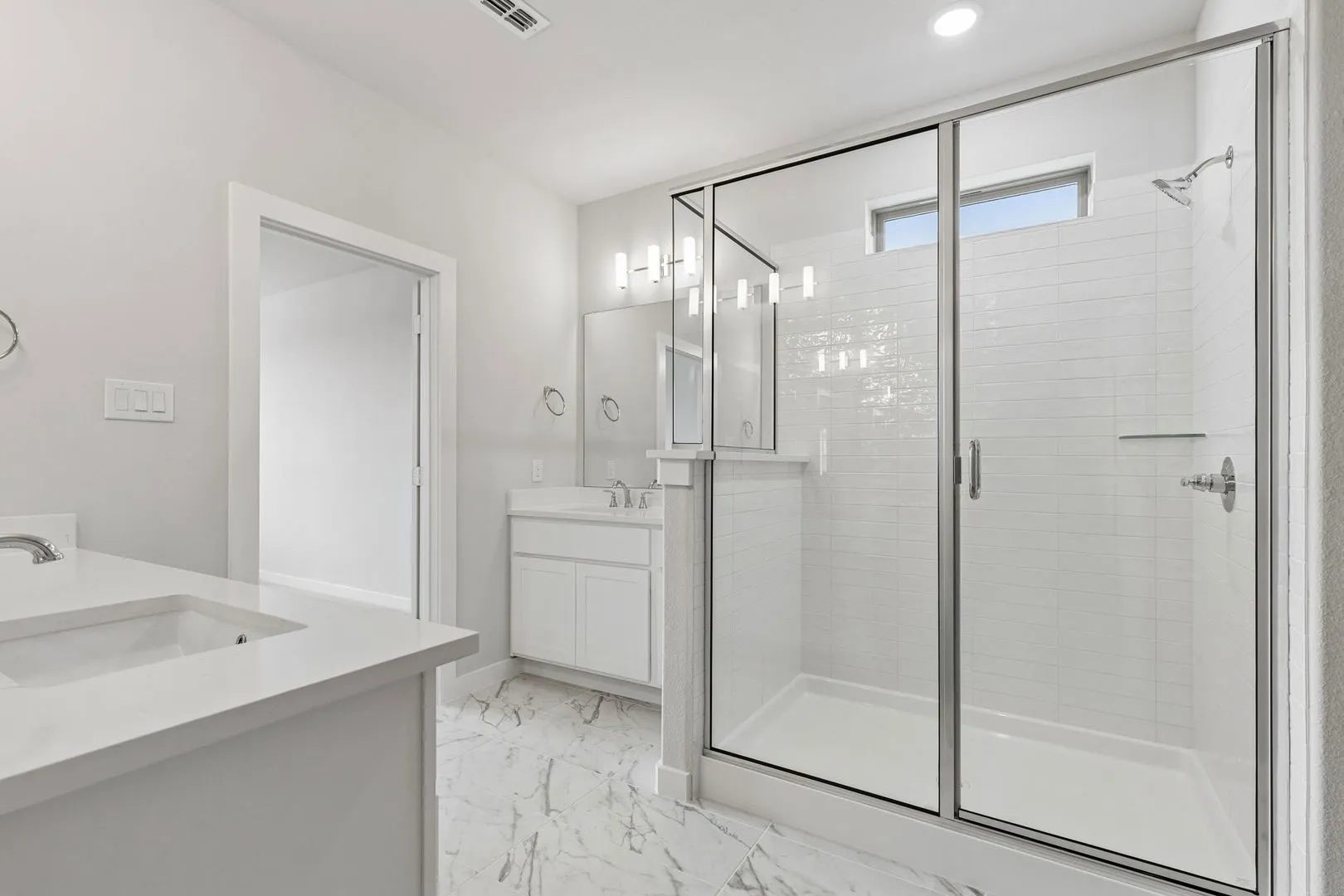Primary Bathroom in the Winters home plan by Trophy Signature Homes – REPRESENTATIVE PHOTO