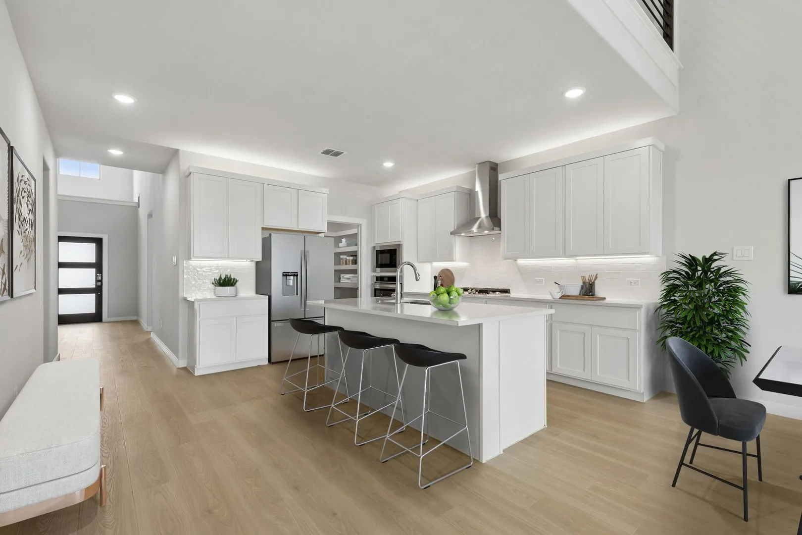 Kitchen in the Winters home plan by Trophy Signature Homes – REPRESENTATIVE PHOTO