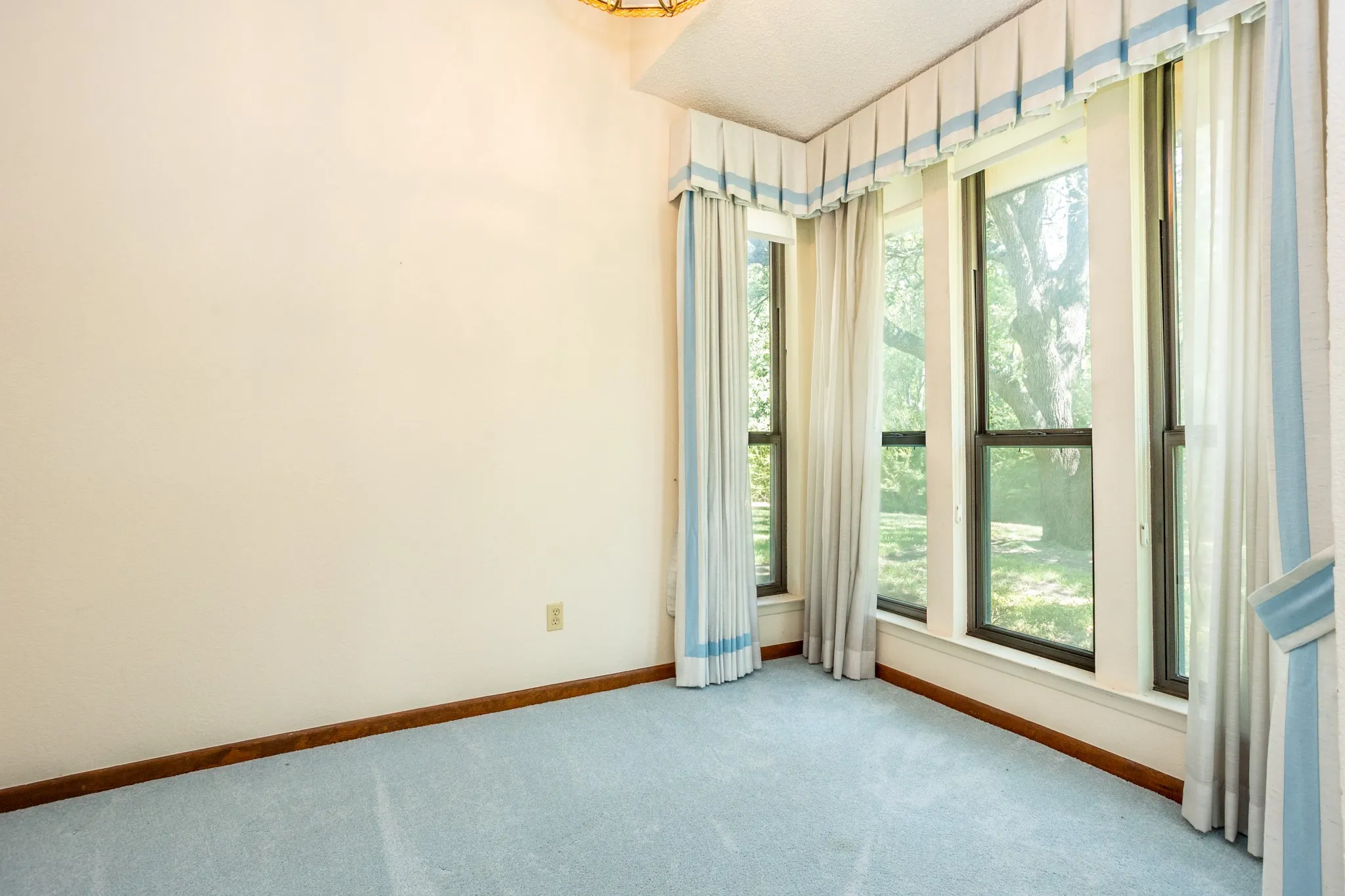 Sitting room is a separate location just off of master bedroom.