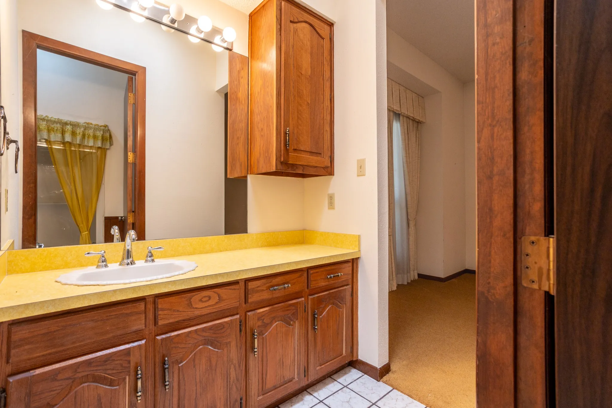 Vanity for other bedroom in Jack and Jill bath