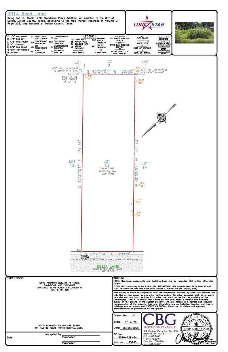 Unimproved Land For Sale in Dallas County , 3014 Reed Lane, Dallas, Texas 75215, 0, 0, Garage spaces, 0 Sqft, built in 0, mls#21391172, Real Estate Agent in Dallas, Homes For Sale in Dallas county, Homes For Sale in Dallas, Realtor in Dallas Texas, Real Estate Brokerage Independent Realty Texas, Luminita Cordes Realtor
