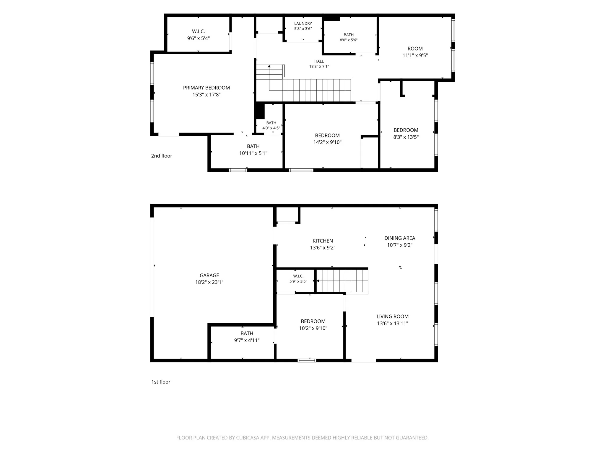 Look at all this space! Amazing for a townhome