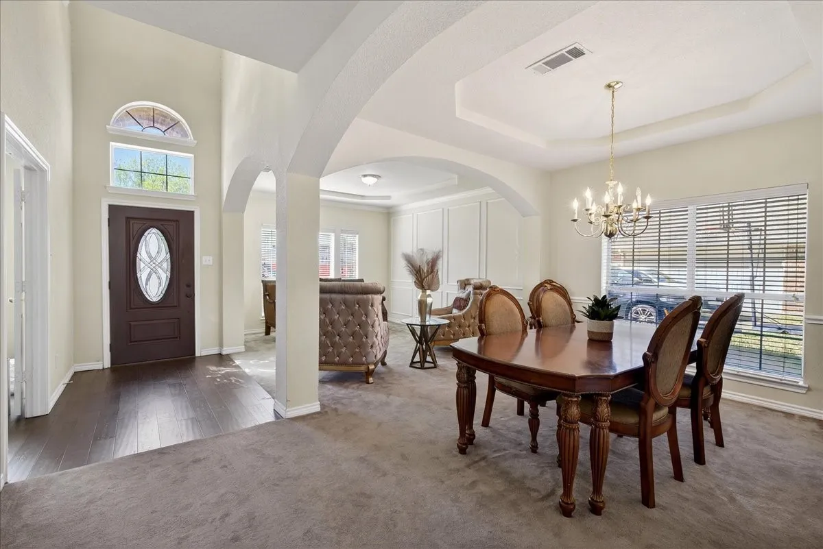 Stacked Formal dining room with views of the formal living area