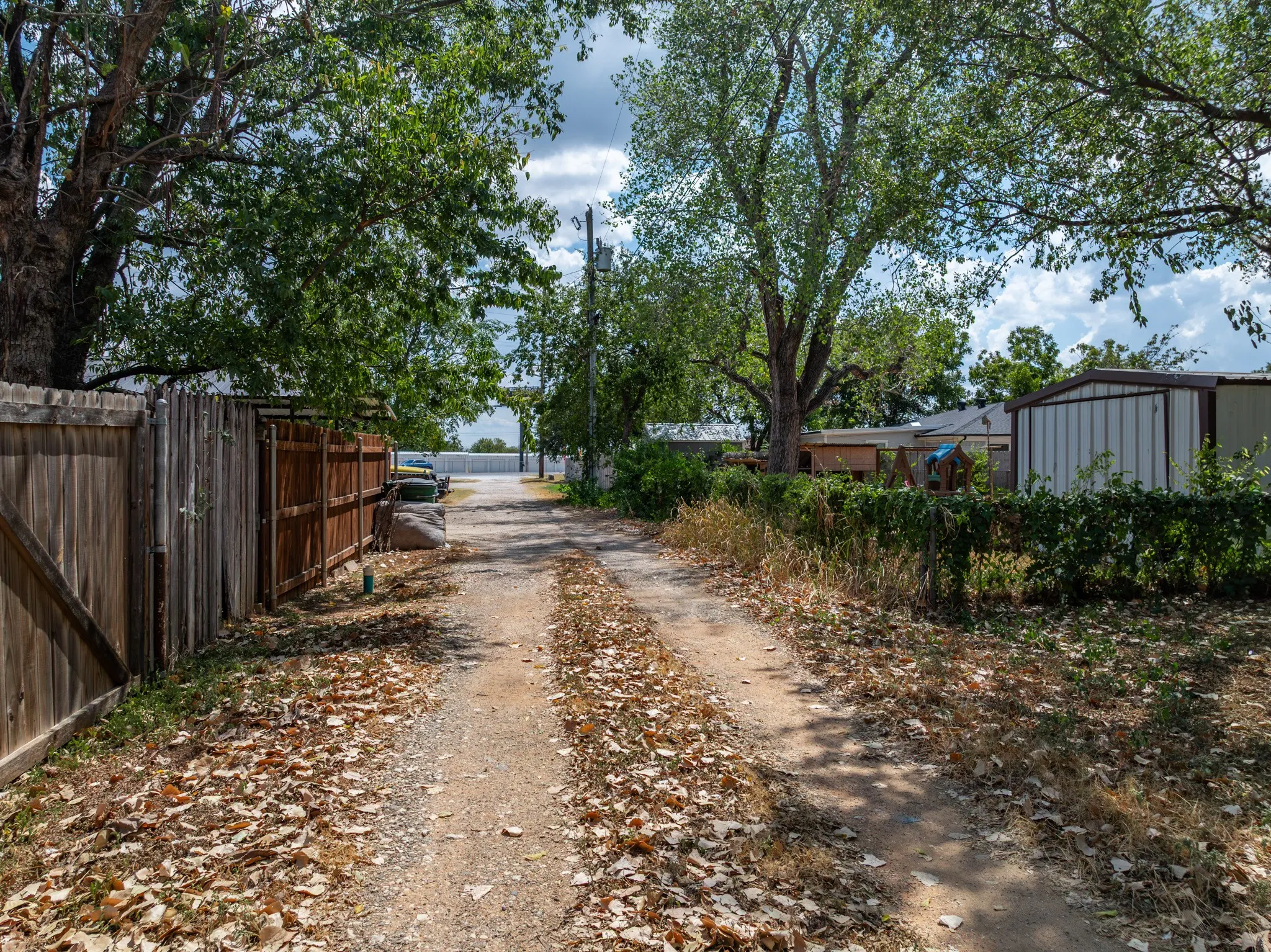back alley access