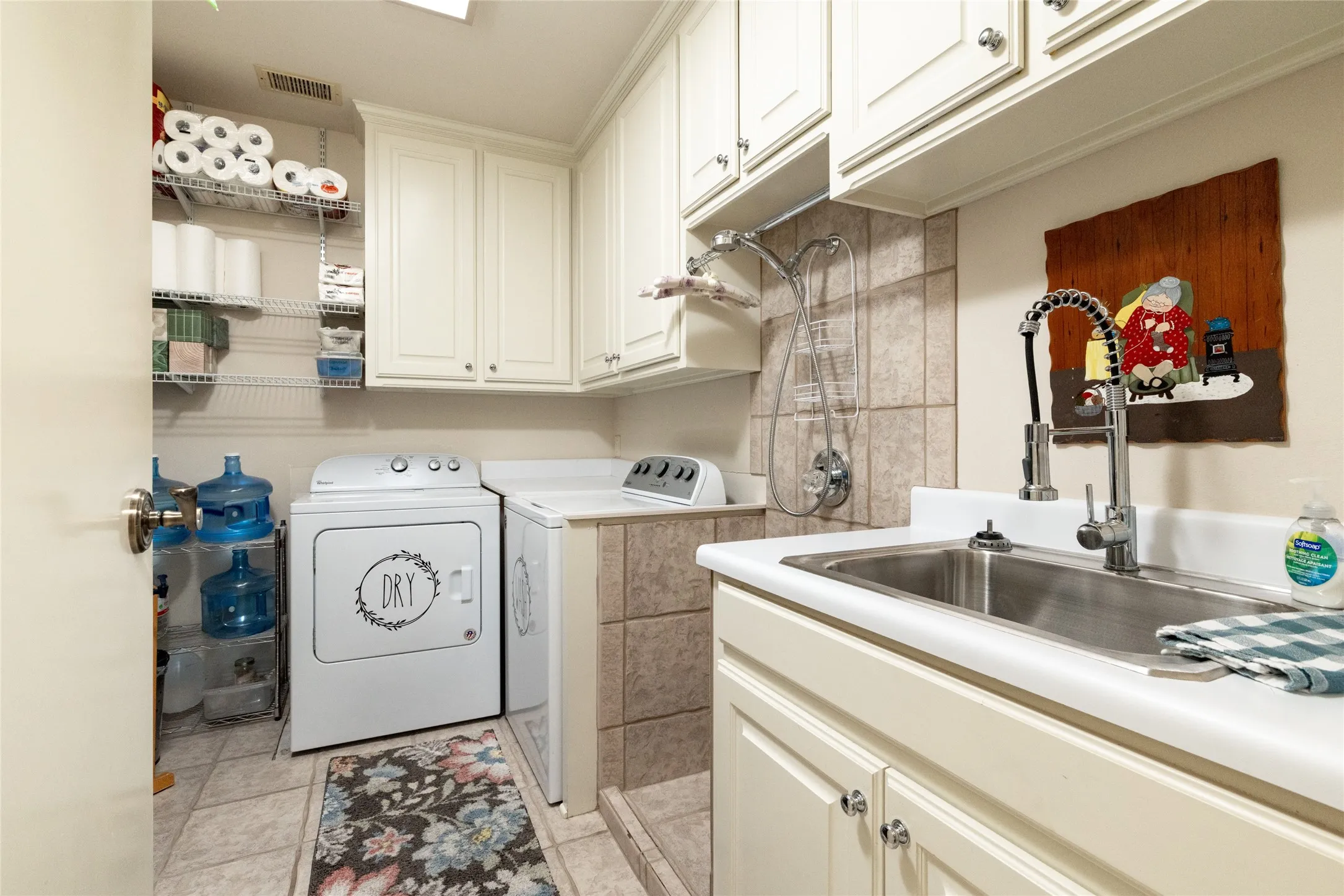This doubles as a safe room with 5 inch concrete and large utility room.
