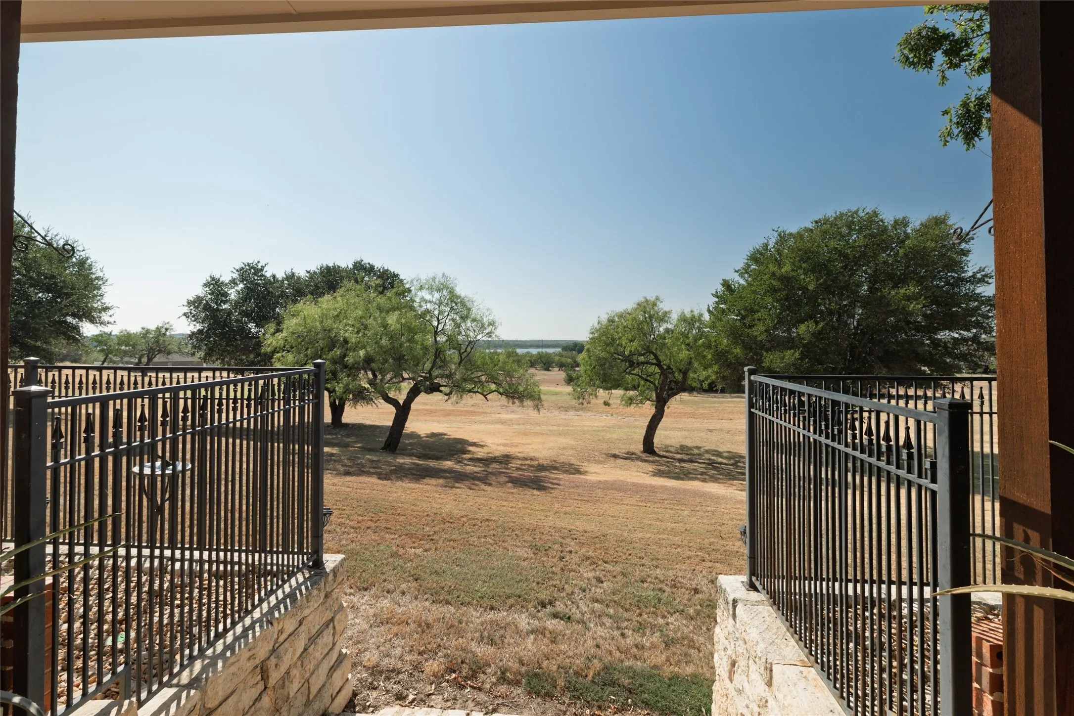 Wide open spaces off the back porch.