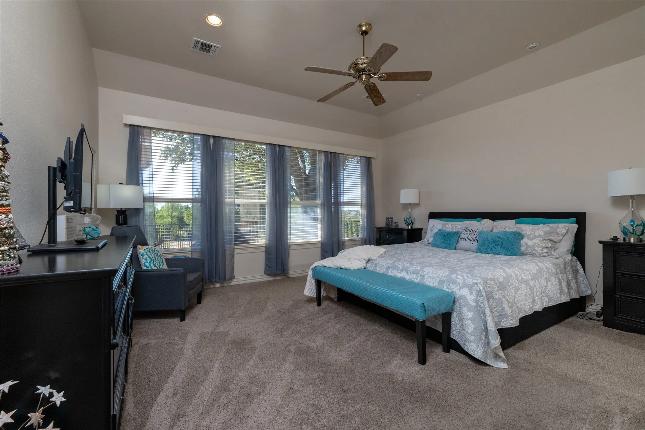 Primary bedroom is very large.