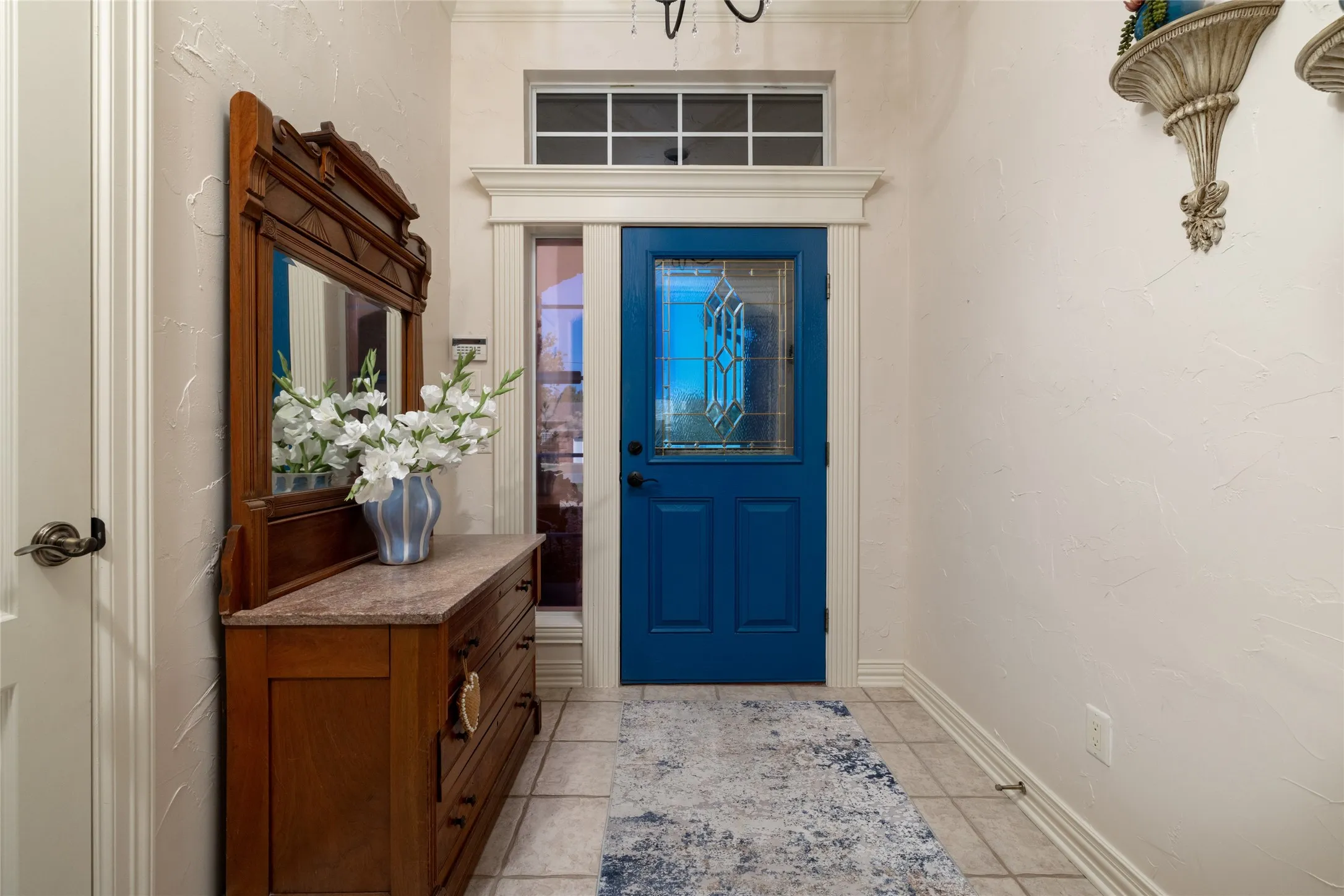 Spacious foyer.