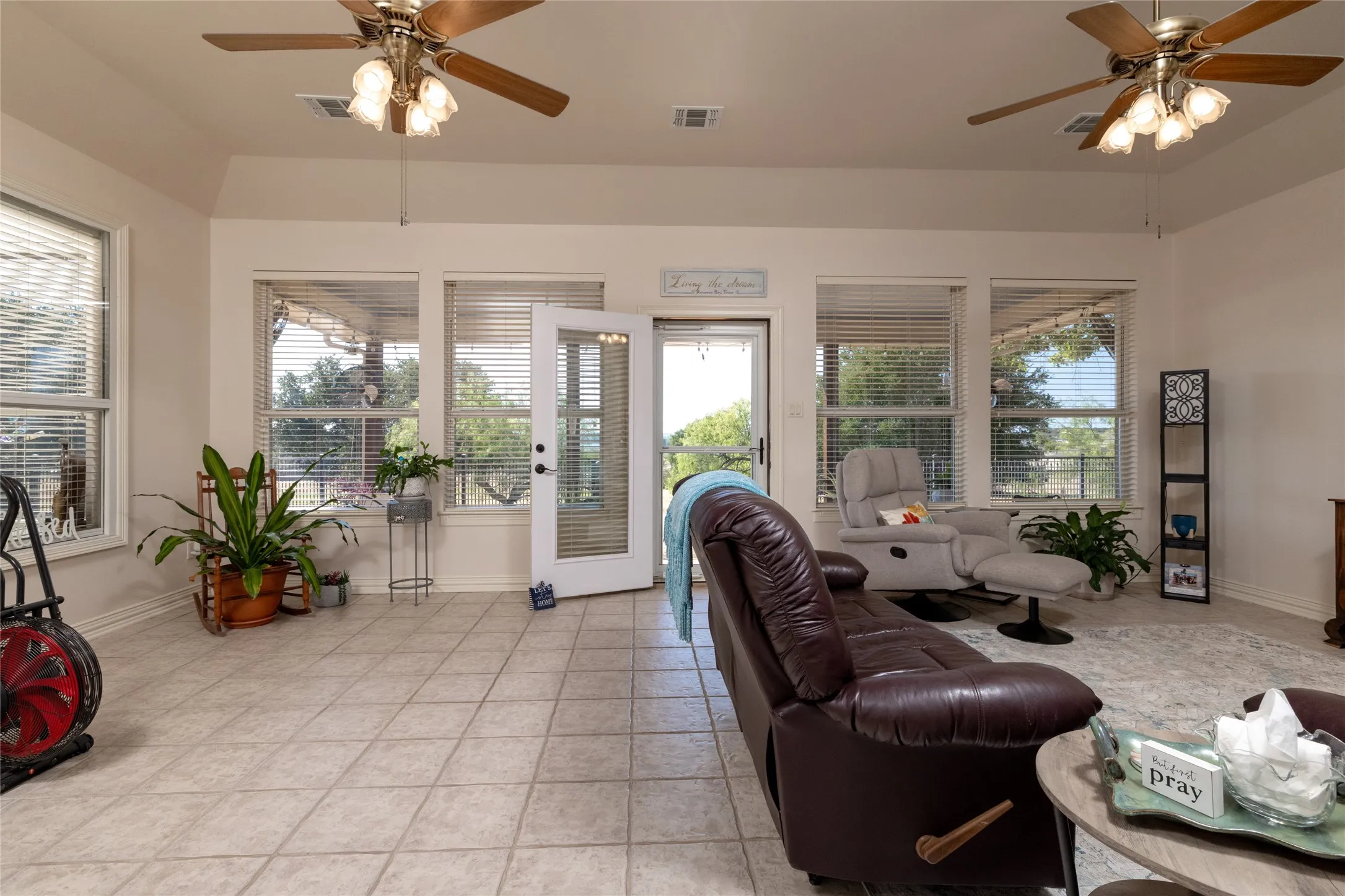 Sunroom or second living area; sunshine galore!