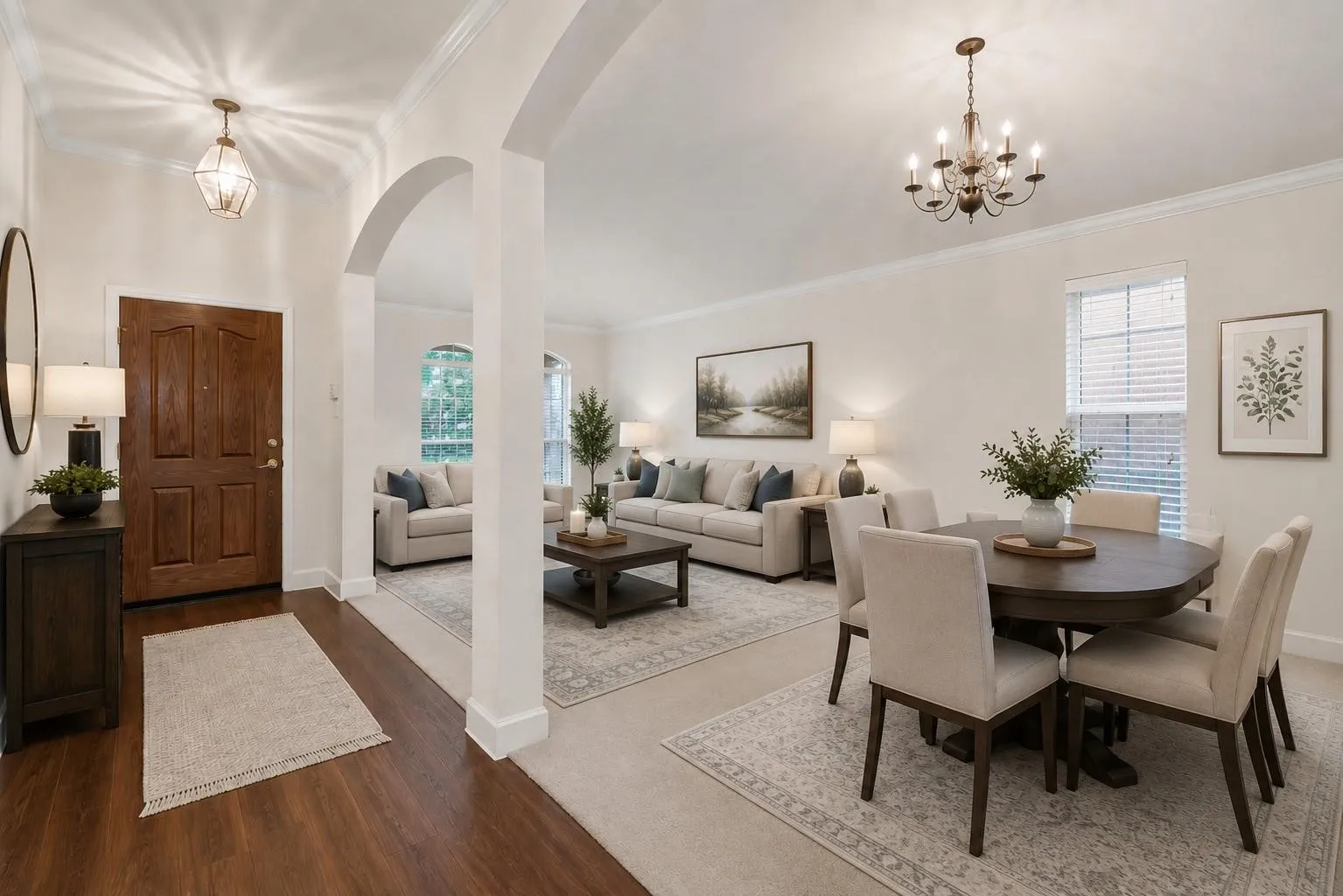 virtually staged front formals