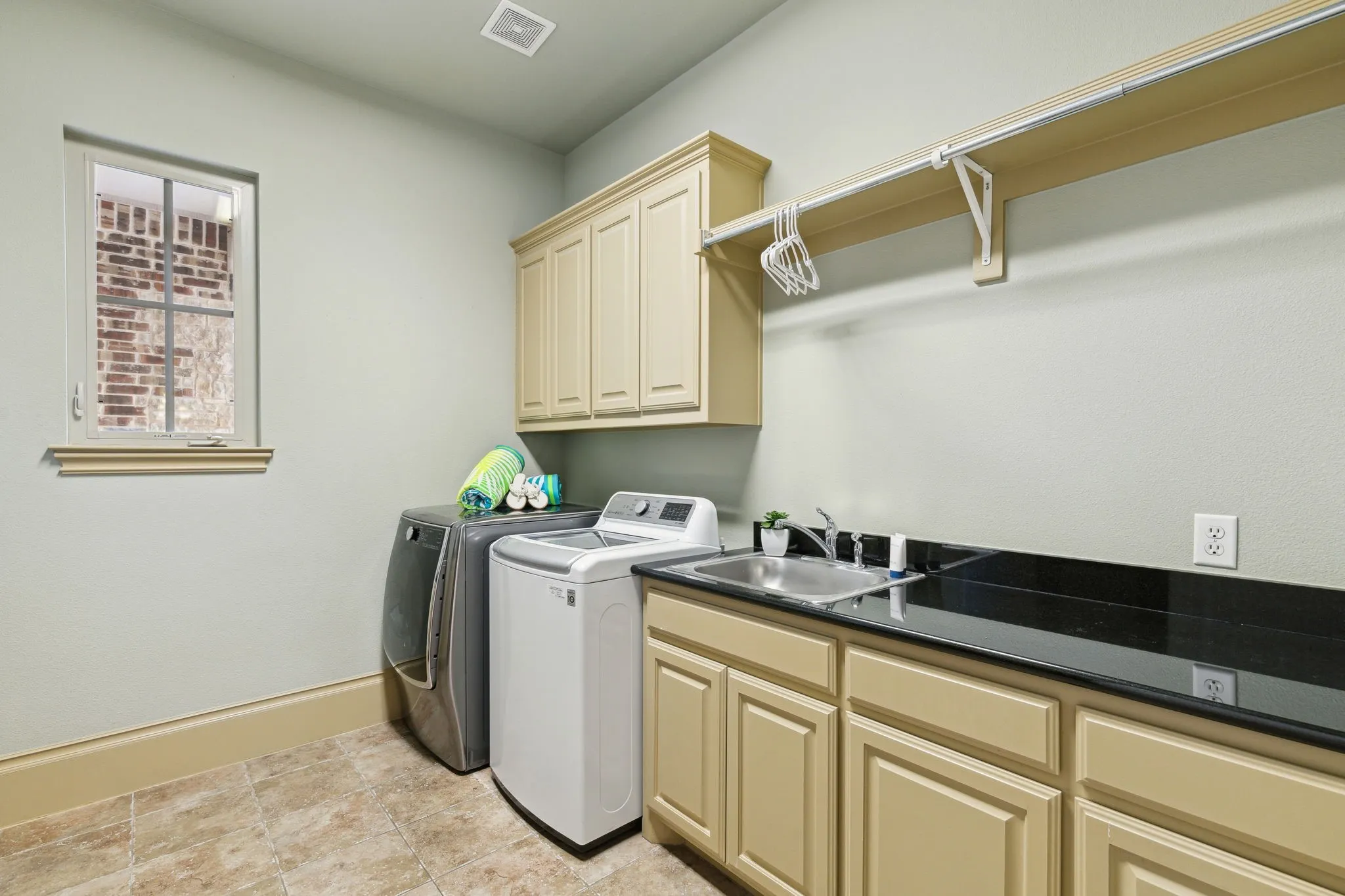 Extra Cabinet Storage along both walls.
