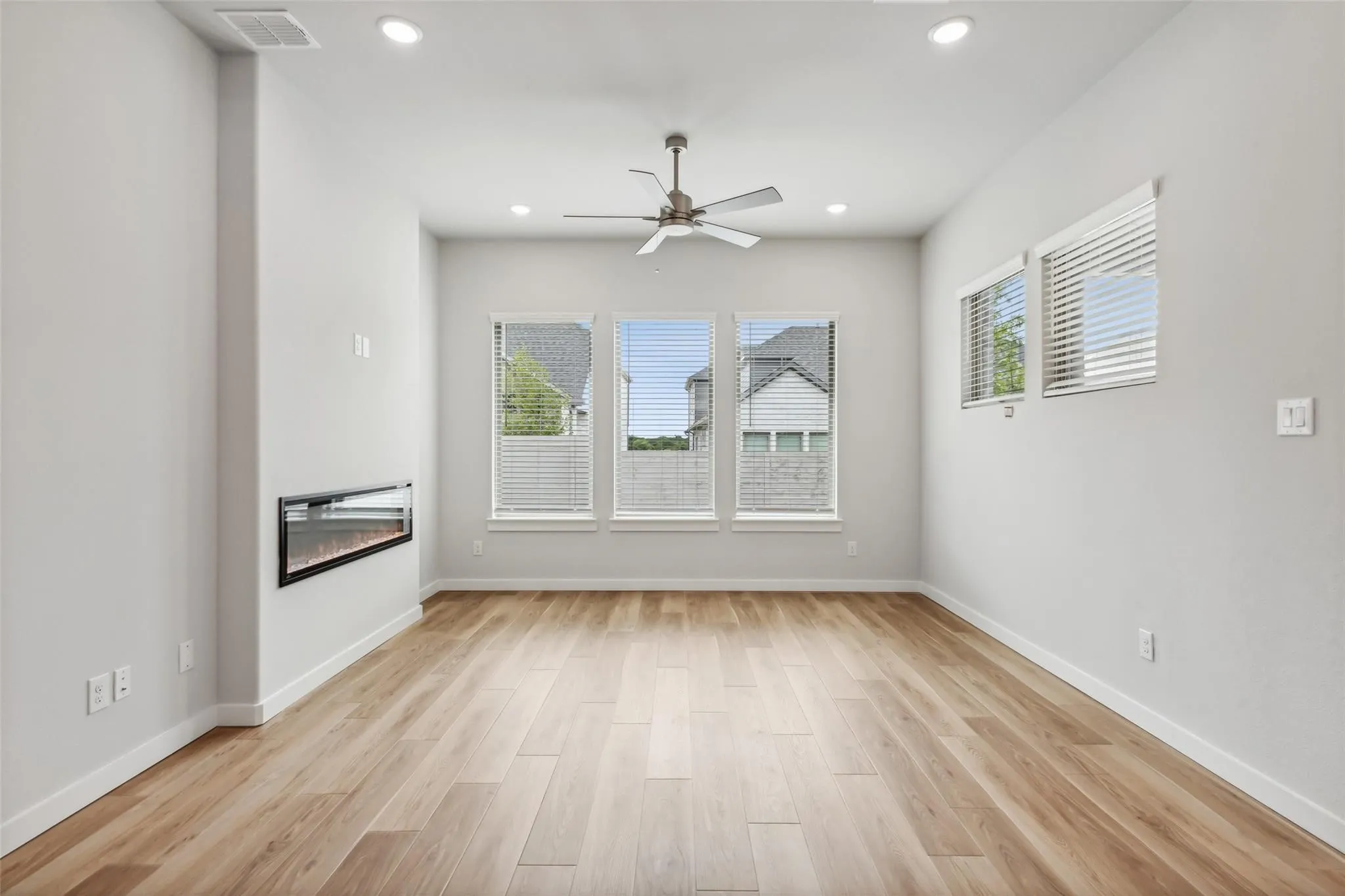 Fireplace in living room