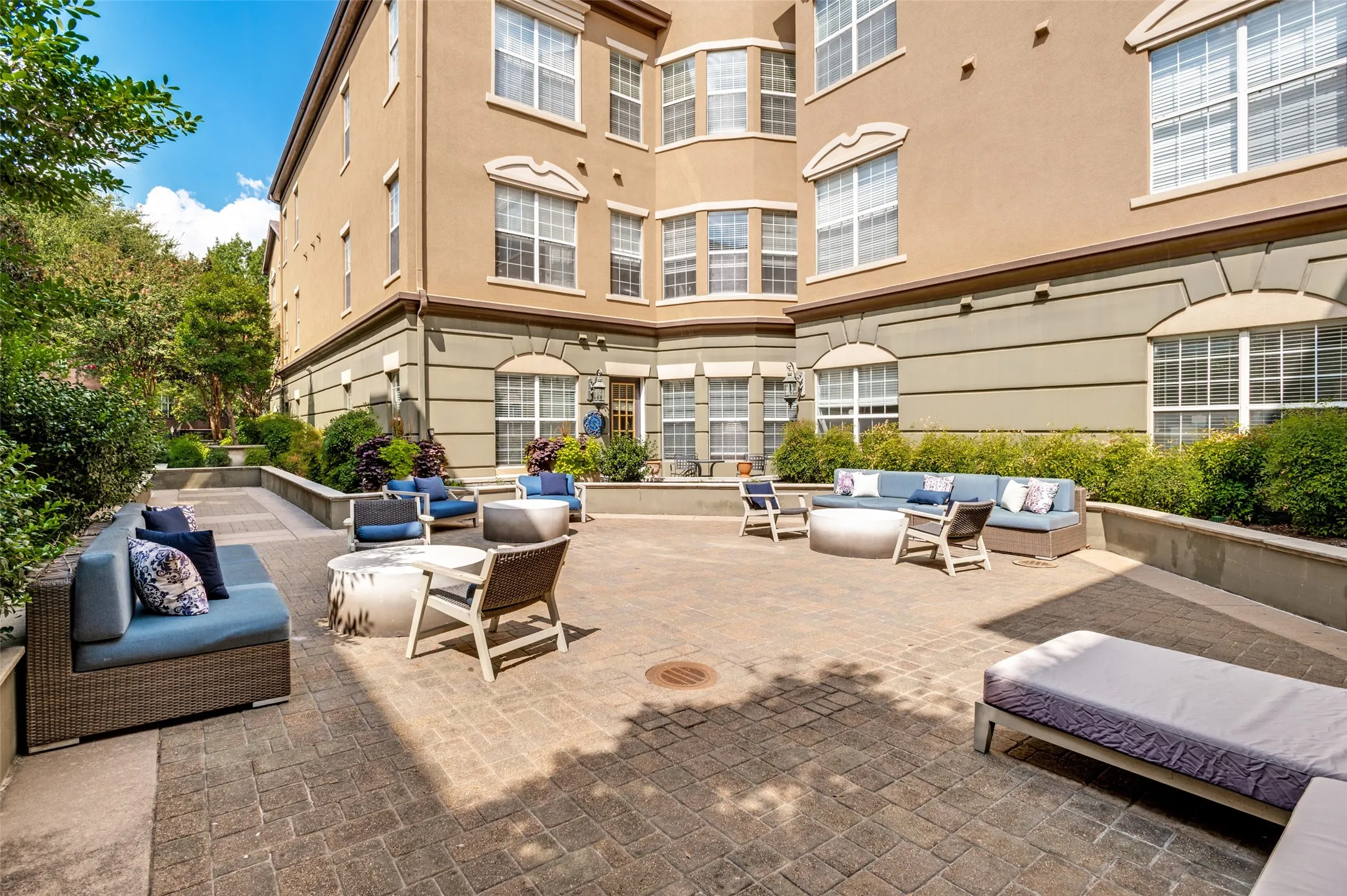 Community patio area
