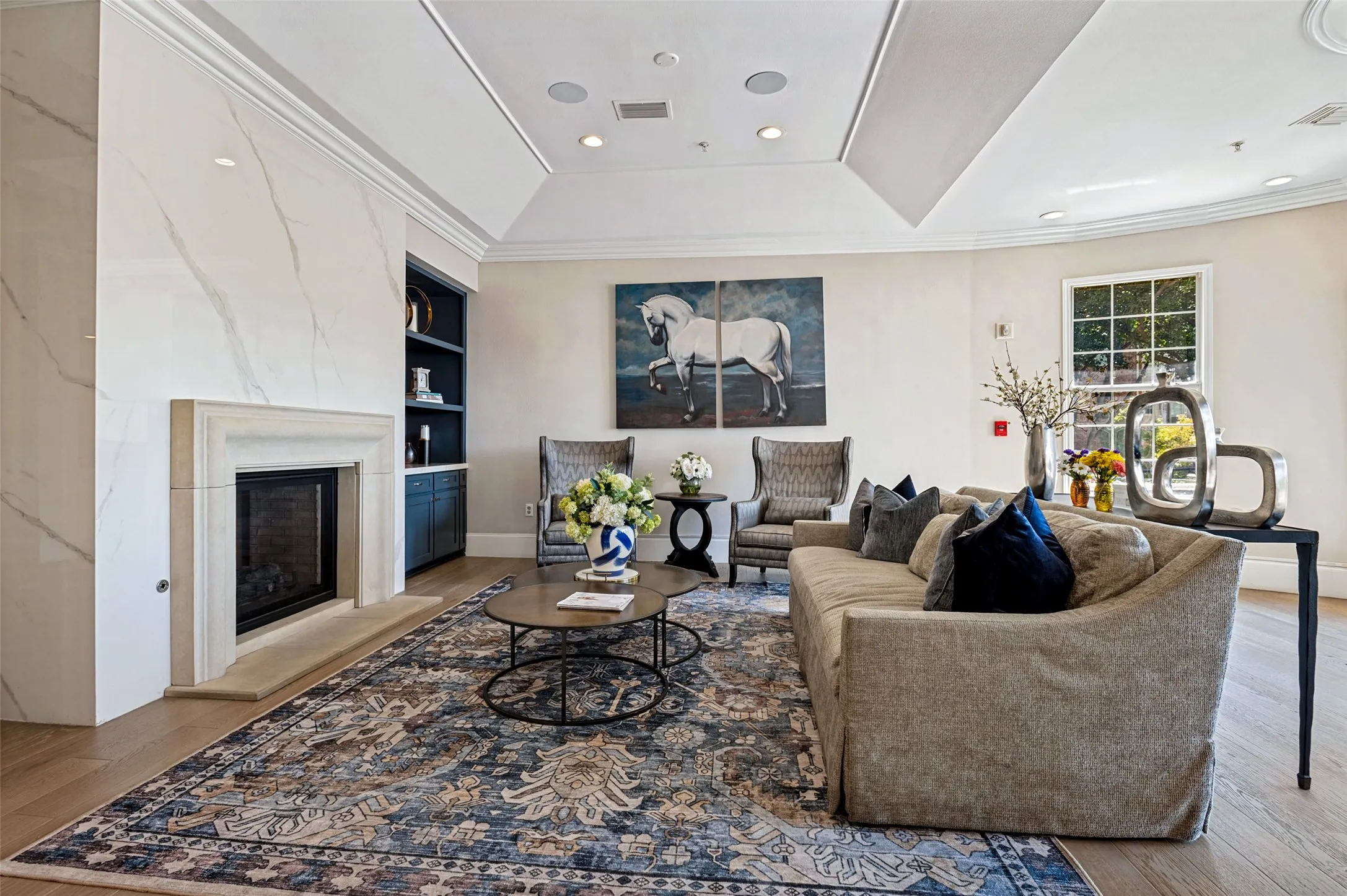 Leasing Office lounge.