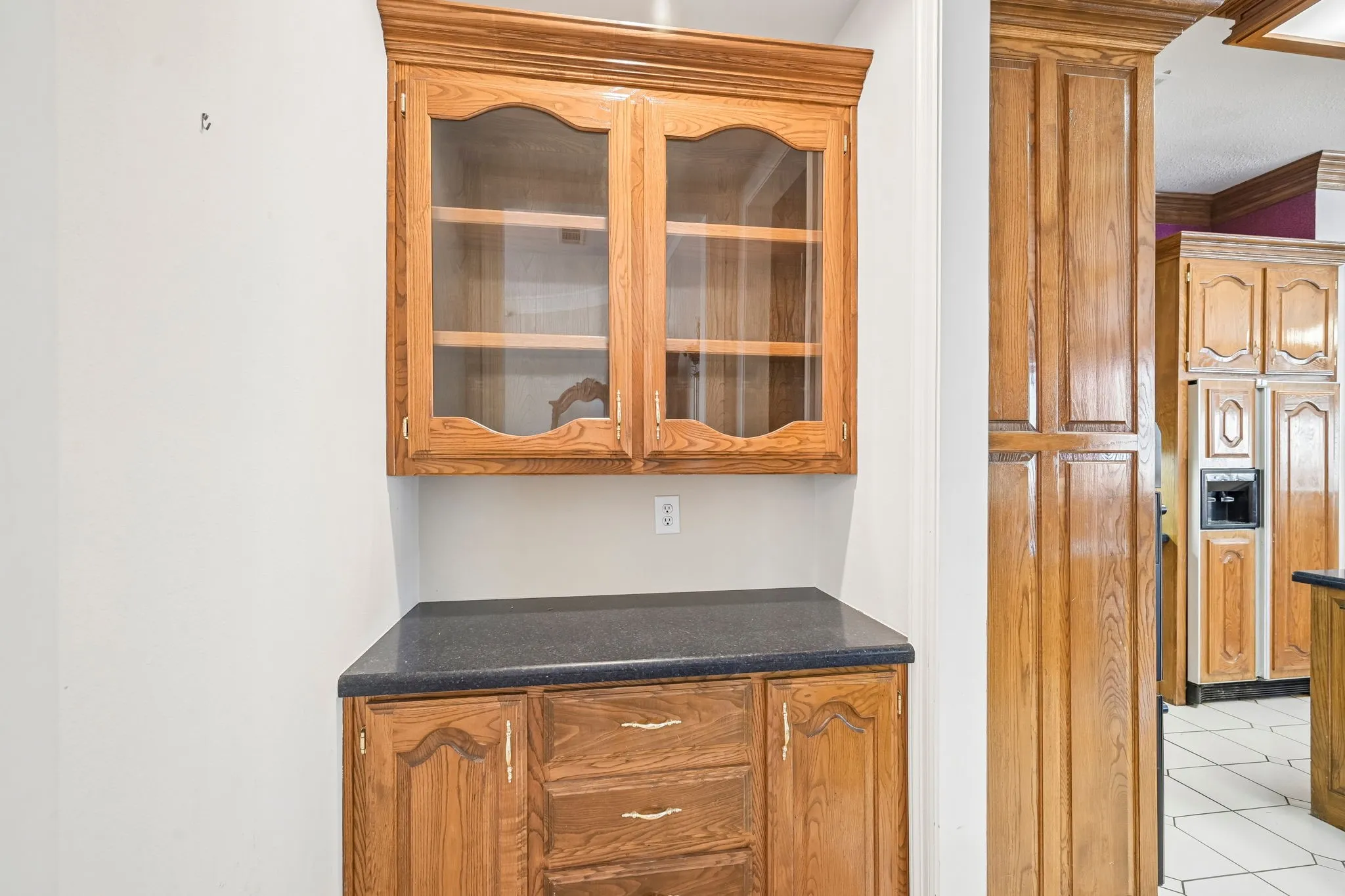 Coffee bar off kitchen