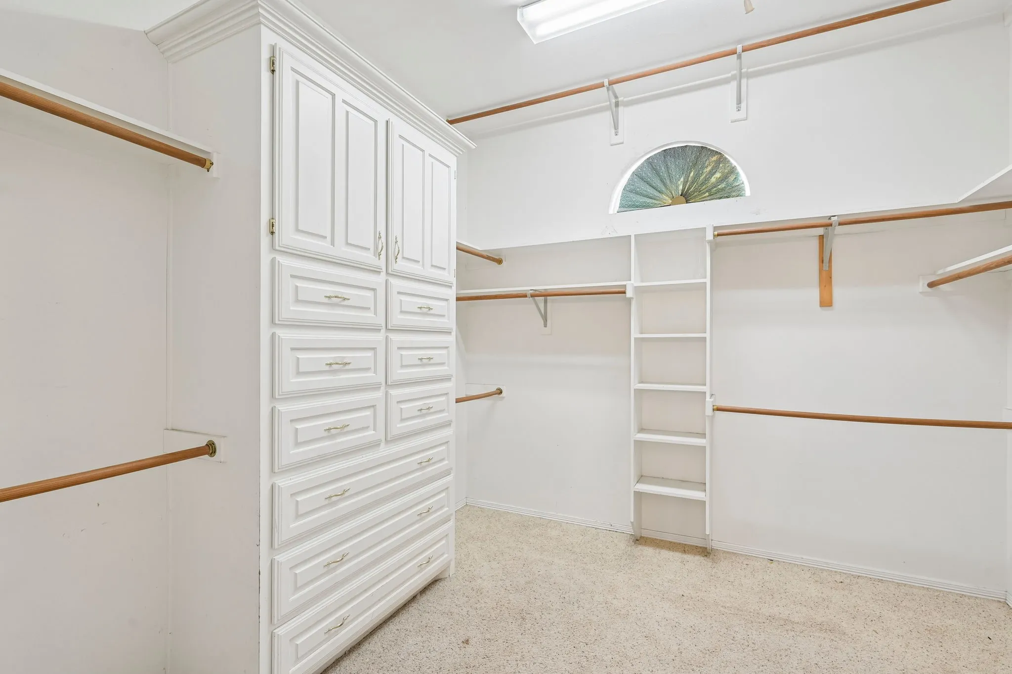 Primary closet