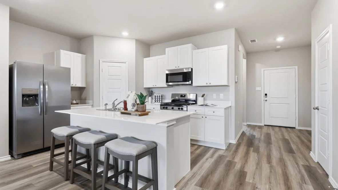 Kitchen - All Home and community information, including pricing, included features, terms, availability and amenities, are subject to change at any time without notice or obligation. All Drawings, pictures, photographs, video, square footages, floor plans, elevations, features, colors and sizes are approximate for illustration purposes only and will vary from the homes as built.
