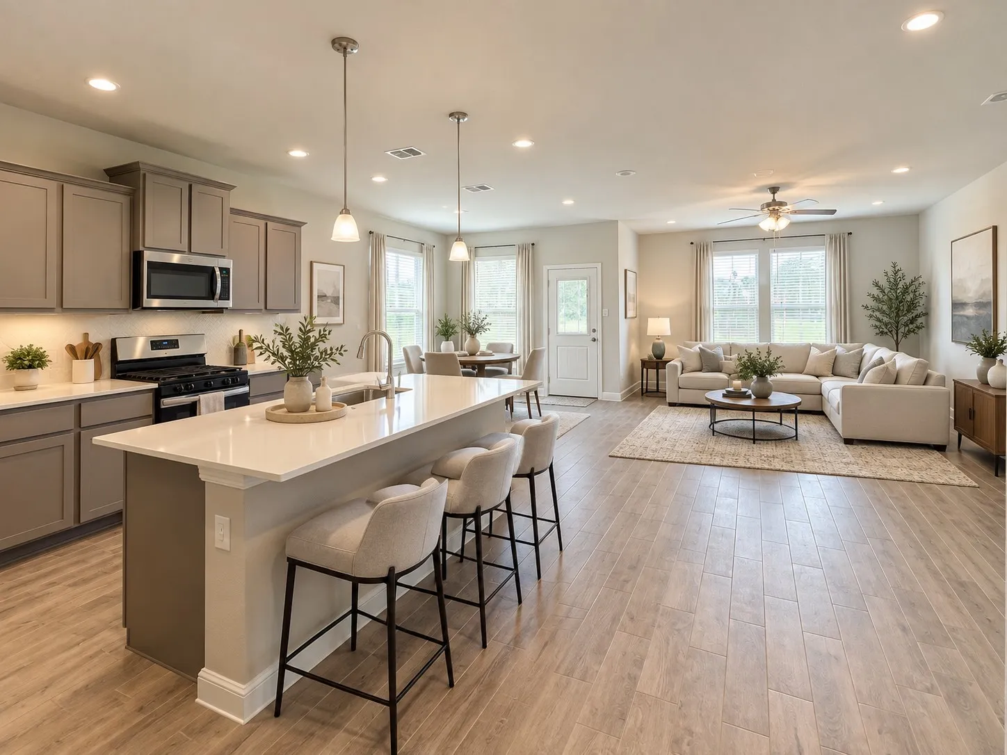 Open floor plan