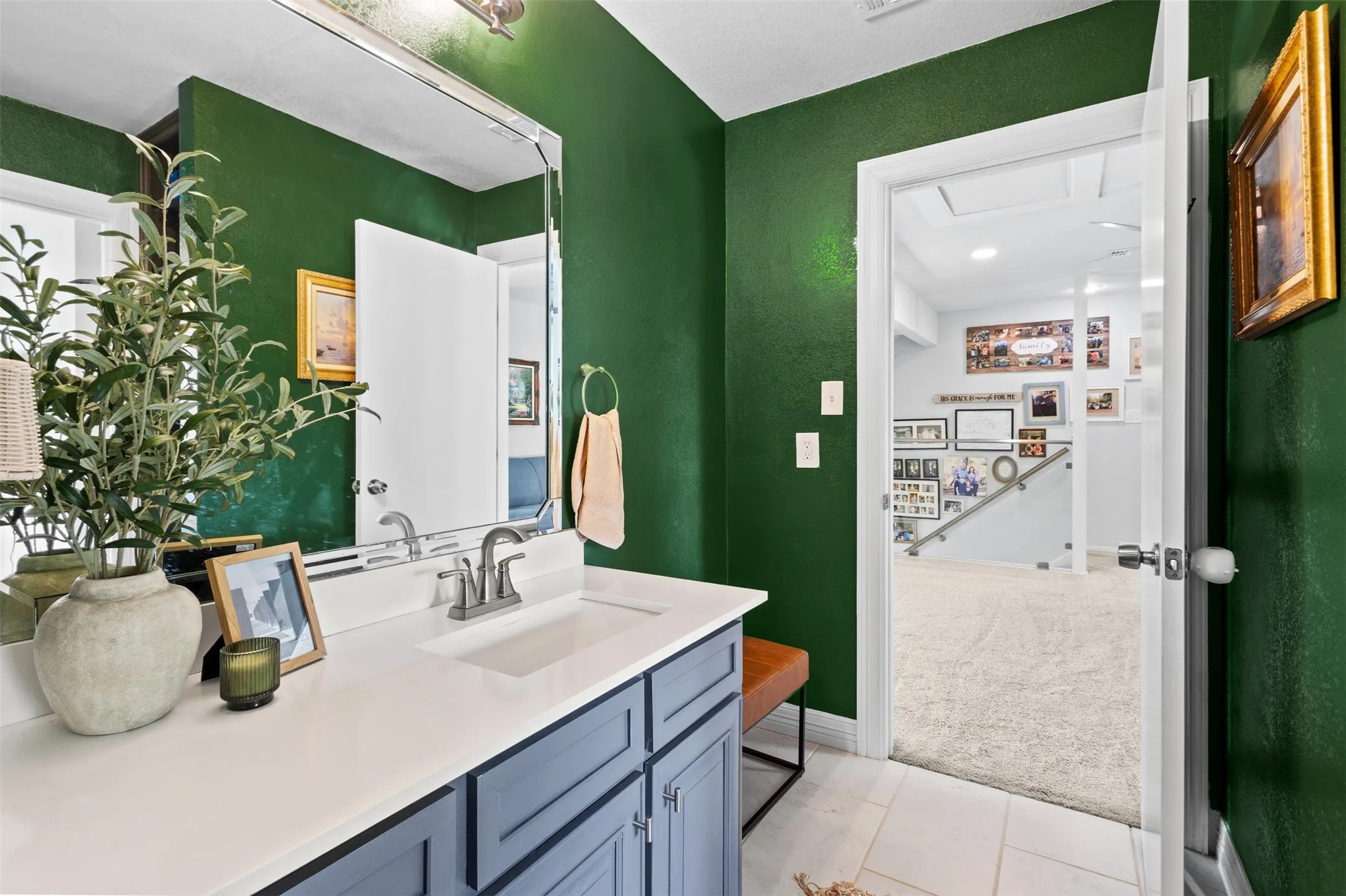 Upstairs bathroom