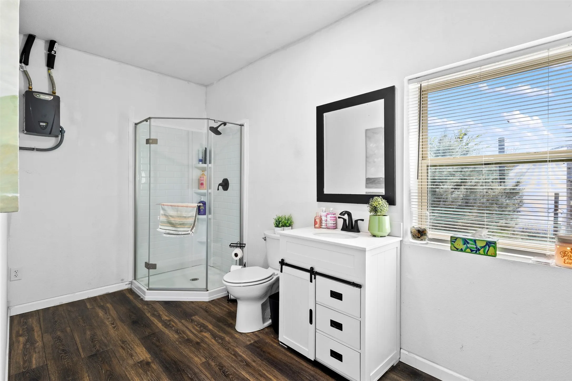 bathroom in secondary living area