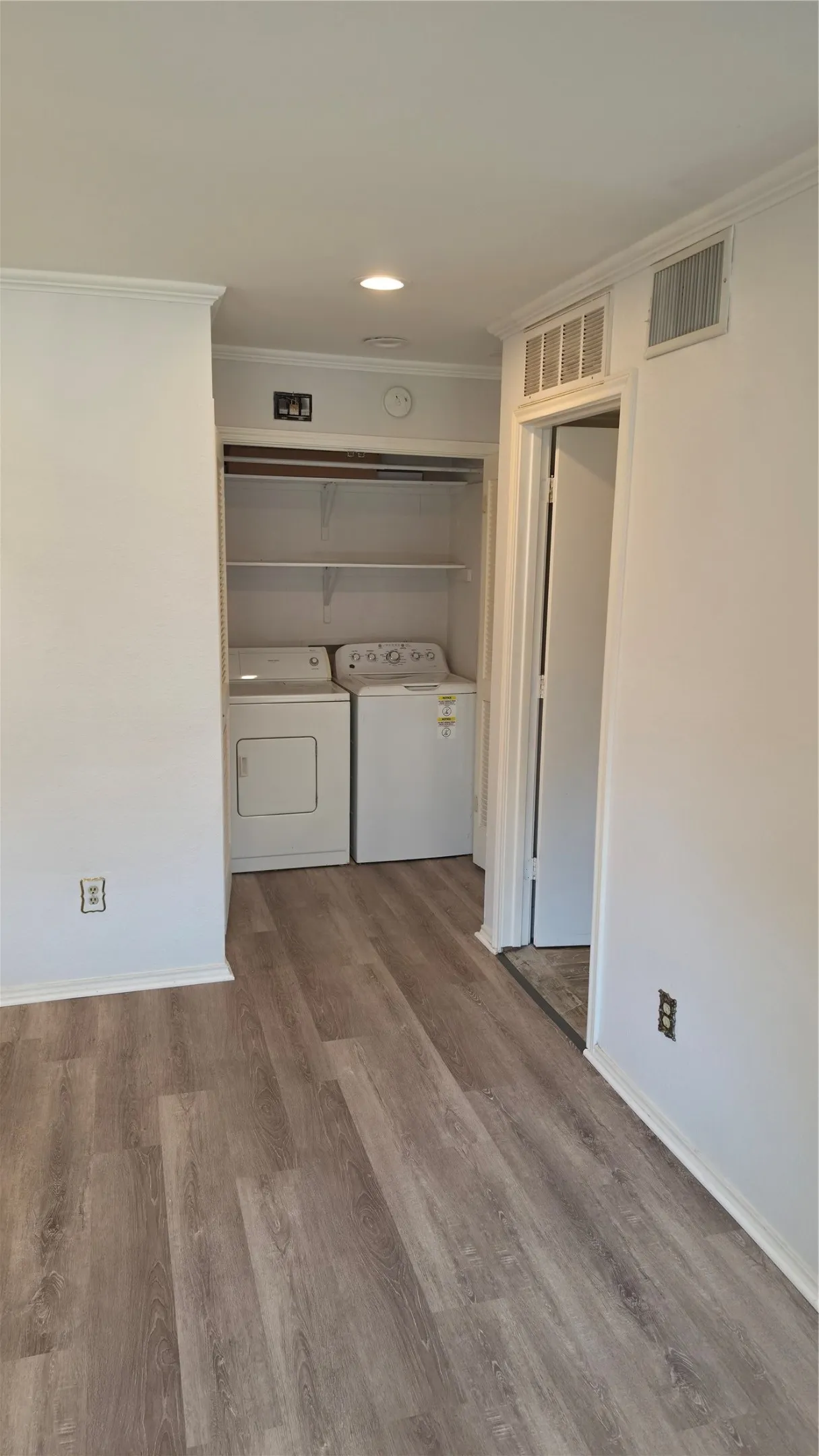 Laundry from the Living Area