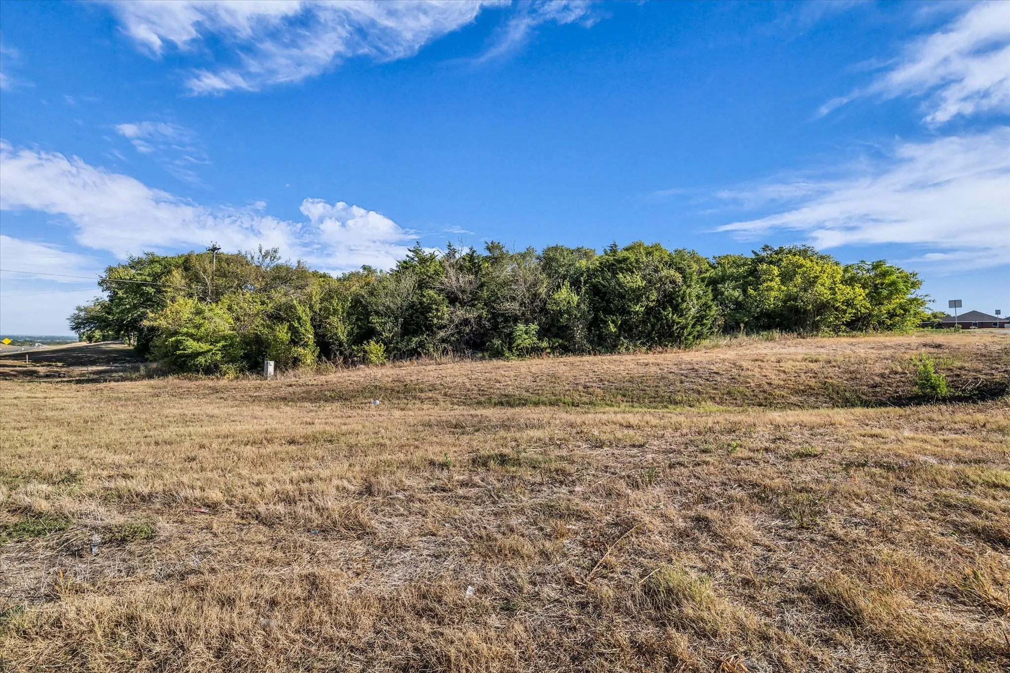 Expansive parcel featuring a grassy field and natural tree line
