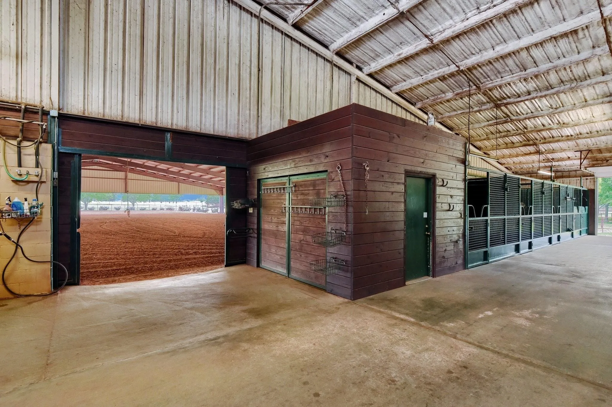 View of stable