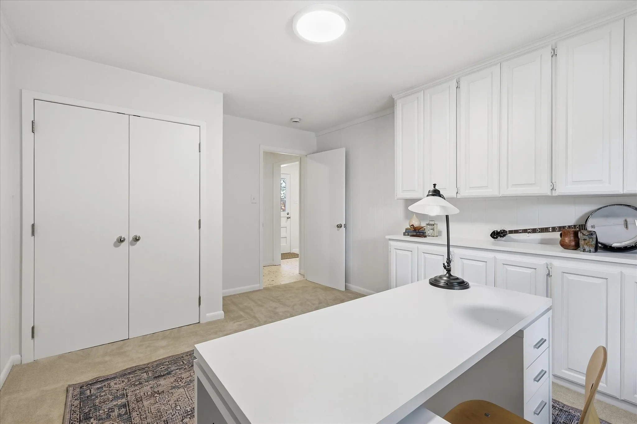 Bedroom 3 has built in cabinets