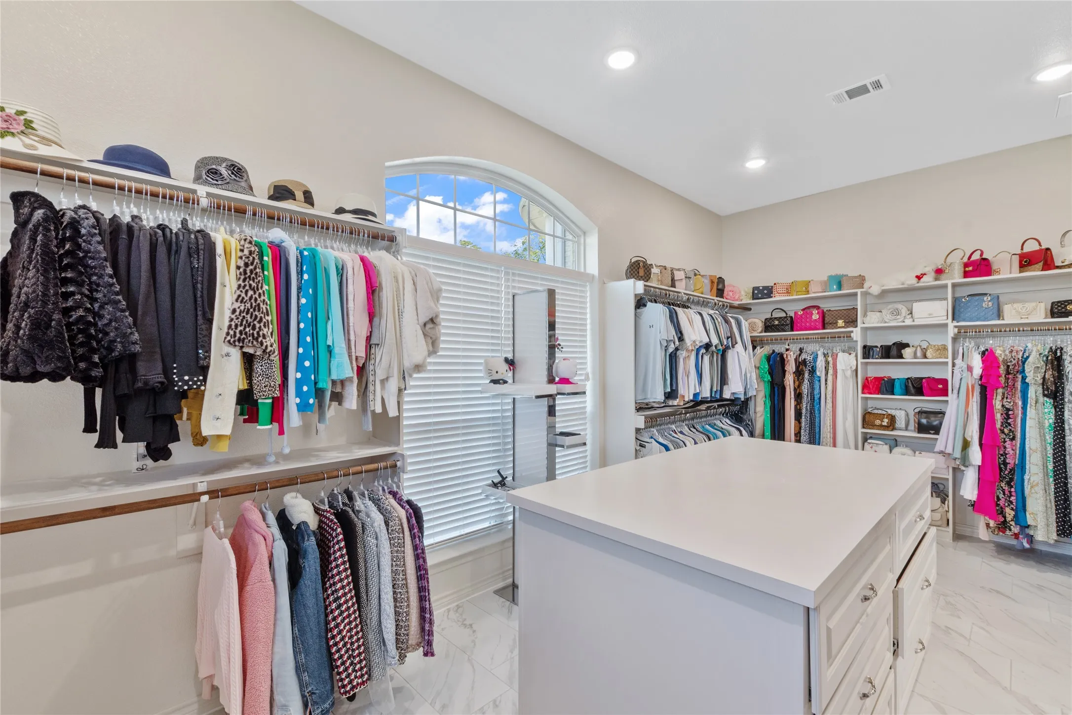 Primary bedroom closet