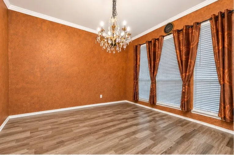Dining Room -AI-EDITED PHOTO — FURNITURE AND PERSONAL ITEMS DIGITALLY REMOVED.