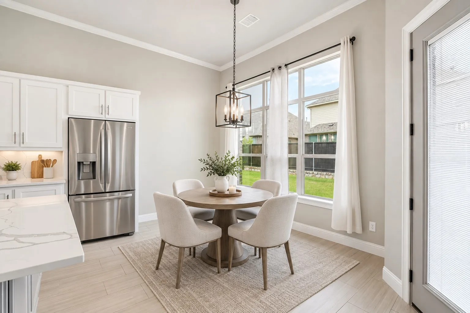 Breakfast Nook - refrigerator not included