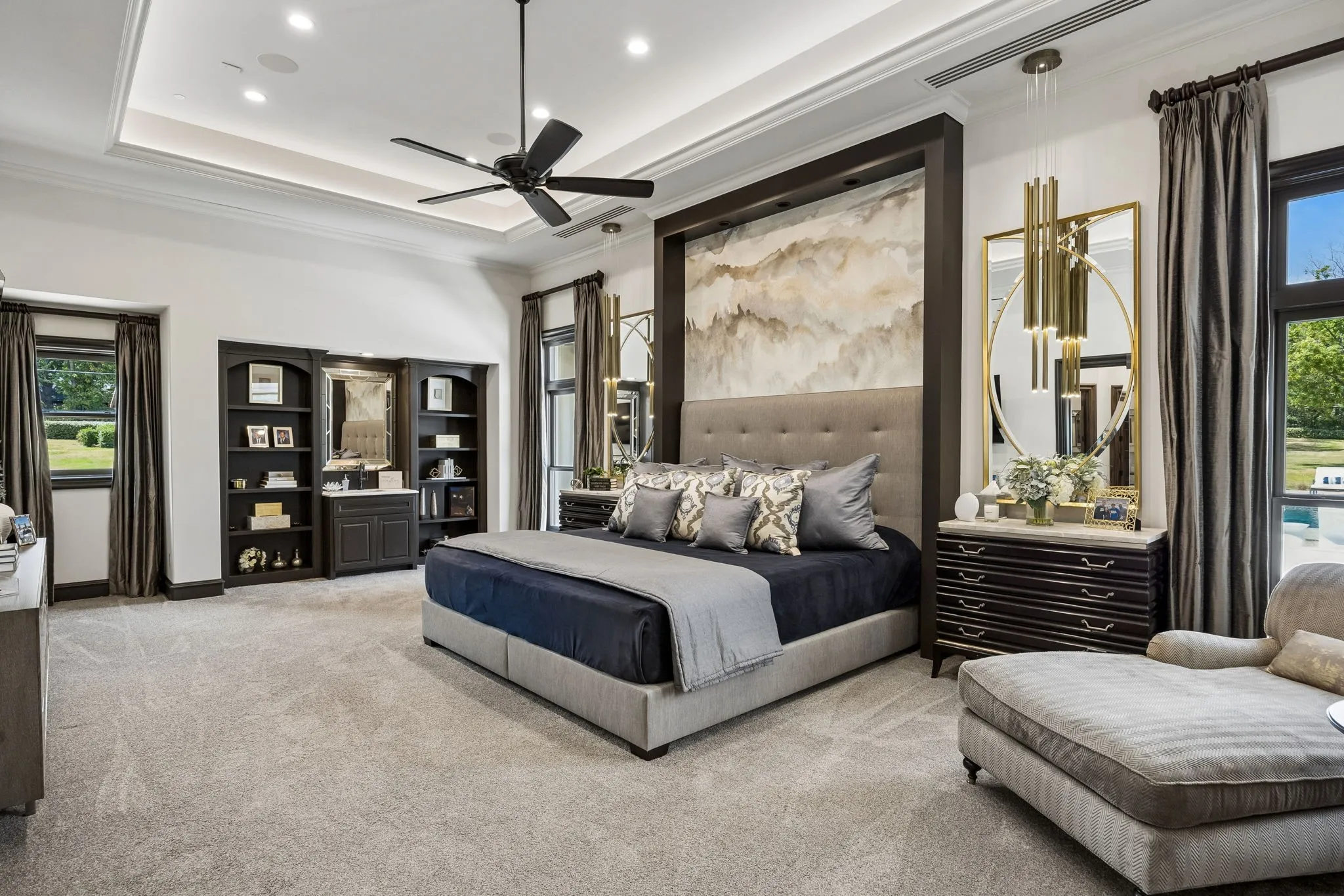 Huge Primary Suite with Secret Door to Spa Room