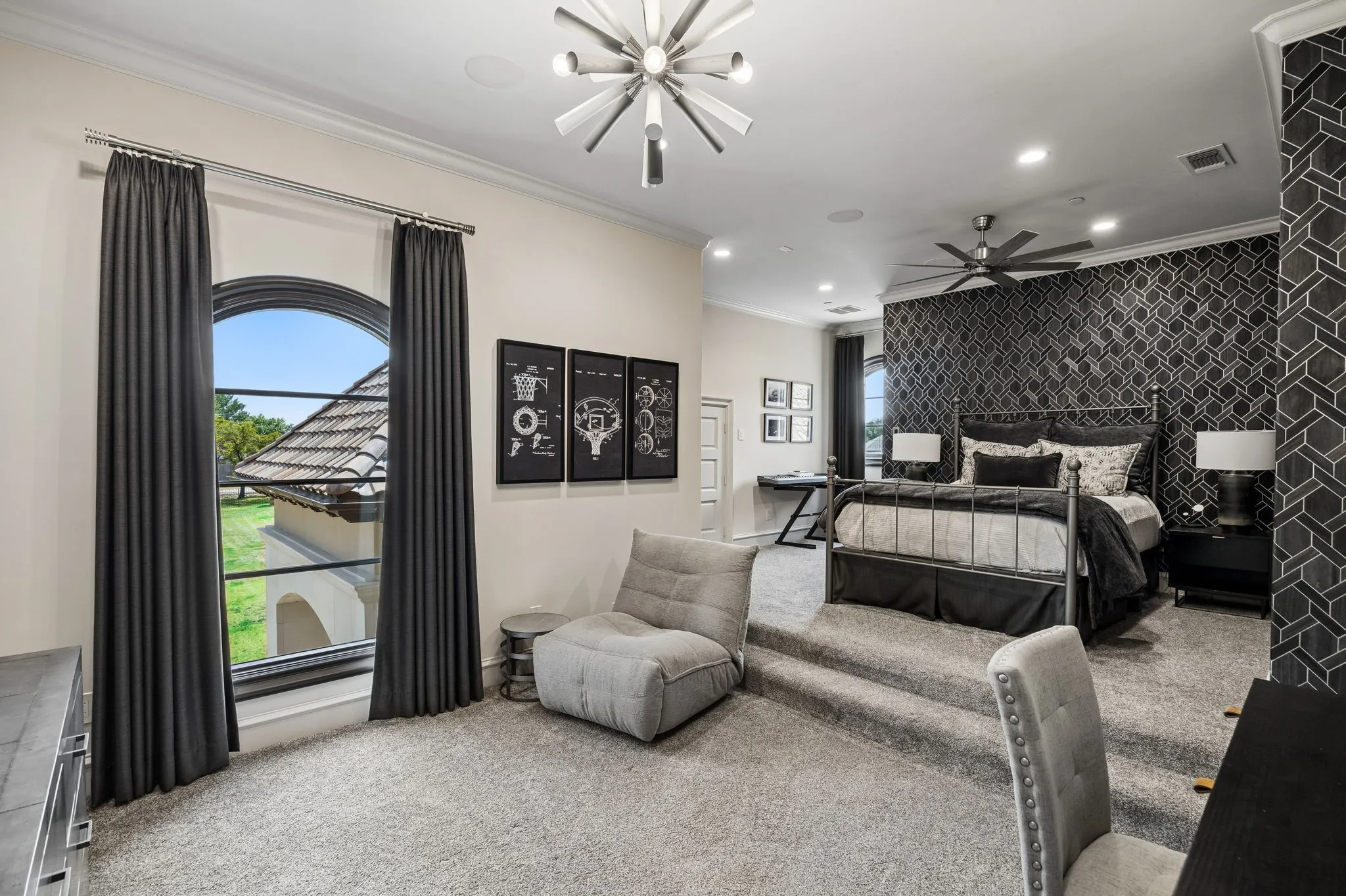 Upstairs Bedroom Suite with Two Levels and Ensuite Bath