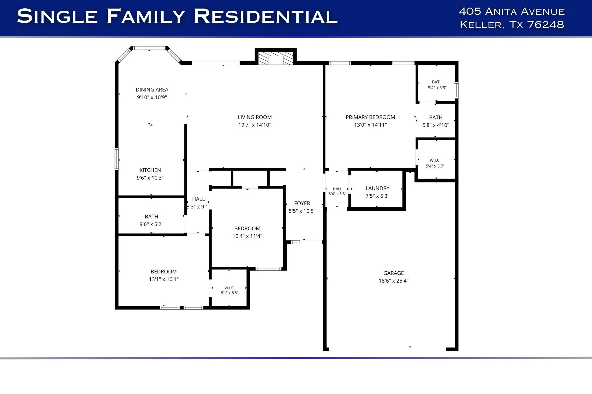 Single Family Residence For Sale in Tarrant County , 405 Anita Avenue, Keller, Texas 76248, 3 Bedroom, 2 Bathroom, 2 Garage spaces, 1,392 Sqft, built in 1978, mls#21389774, Real Estate Agent in Keller, Homes For Sale in Tarrant county, Homes For Sale in Keller, Realtor in Keller Texas, Real Estate Brokerage Independent Realty Texas, Luminita Cordes Realtor