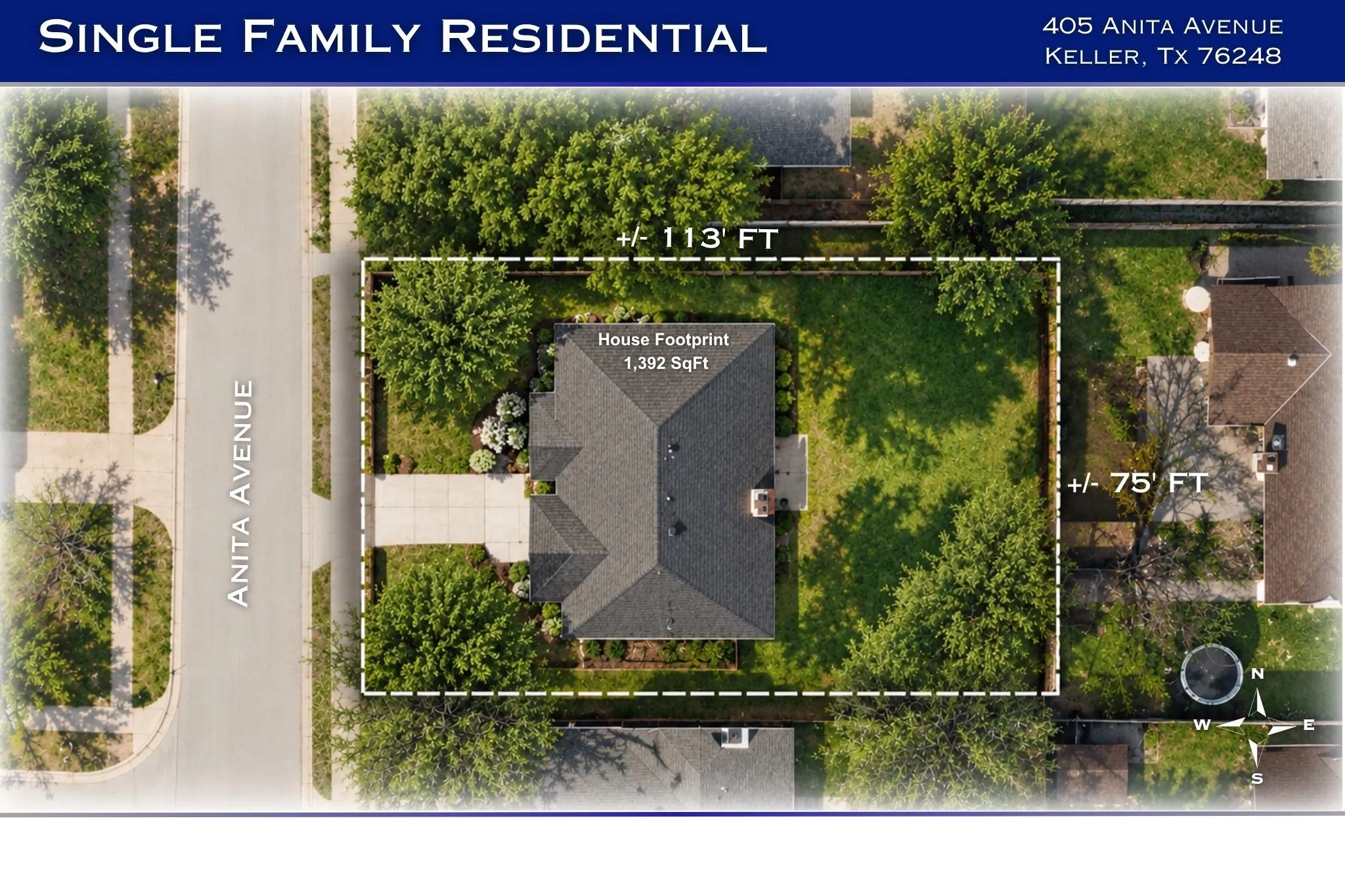 Single Family Residence For Sale in Tarrant County , 405 Anita Avenue, Keller, Texas 76248, 3 Bedroom, 2 Bathroom, 2 Garage spaces, 1,392 Sqft, built in 1978, mls#21389774, Real Estate Agent in Keller, Homes For Sale in Tarrant county, Homes For Sale in Keller, Realtor in Keller Texas, Real Estate Brokerage Independent Realty Texas, Luminita Cordes Realtor
