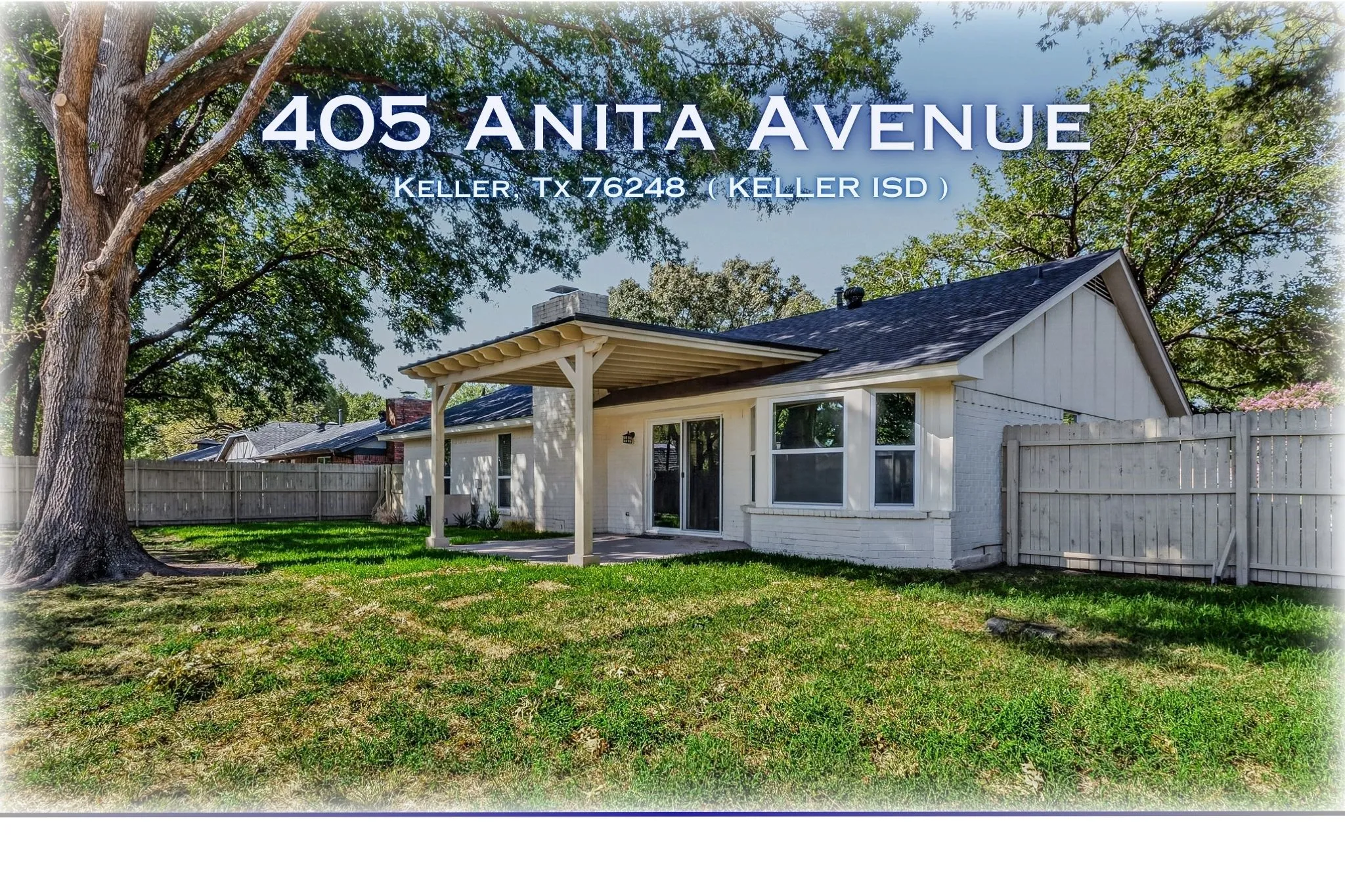 Single Family Residence For Sale in Tarrant County , 405 Anita Avenue, Keller, Texas 76248, 3 Bedroom, 2 Bathroom, 2 Garage spaces, 1,392 Sqft, built in 1978, mls#21389774, Real Estate Agent in Keller, Homes For Sale in Tarrant county, Homes For Sale in Keller, Realtor in Keller Texas, Real Estate Brokerage Independent Realty Texas, Luminita Cordes Realtor