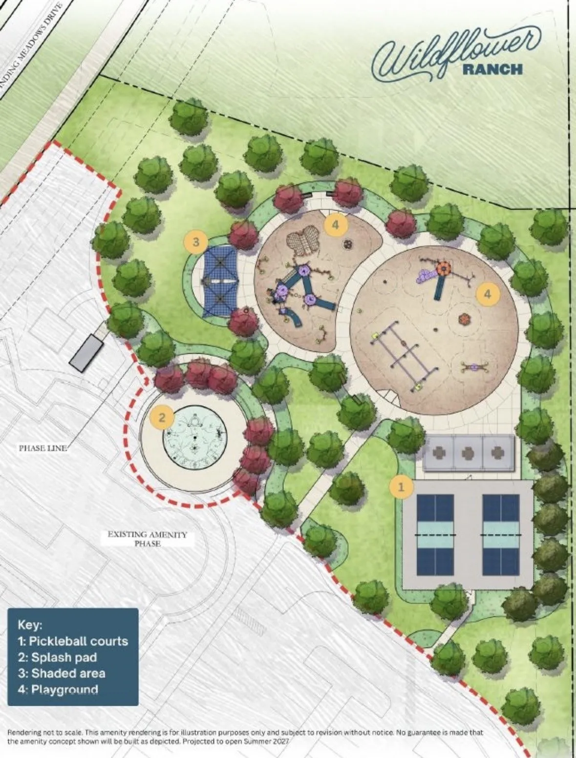 Proposed Pickleball court