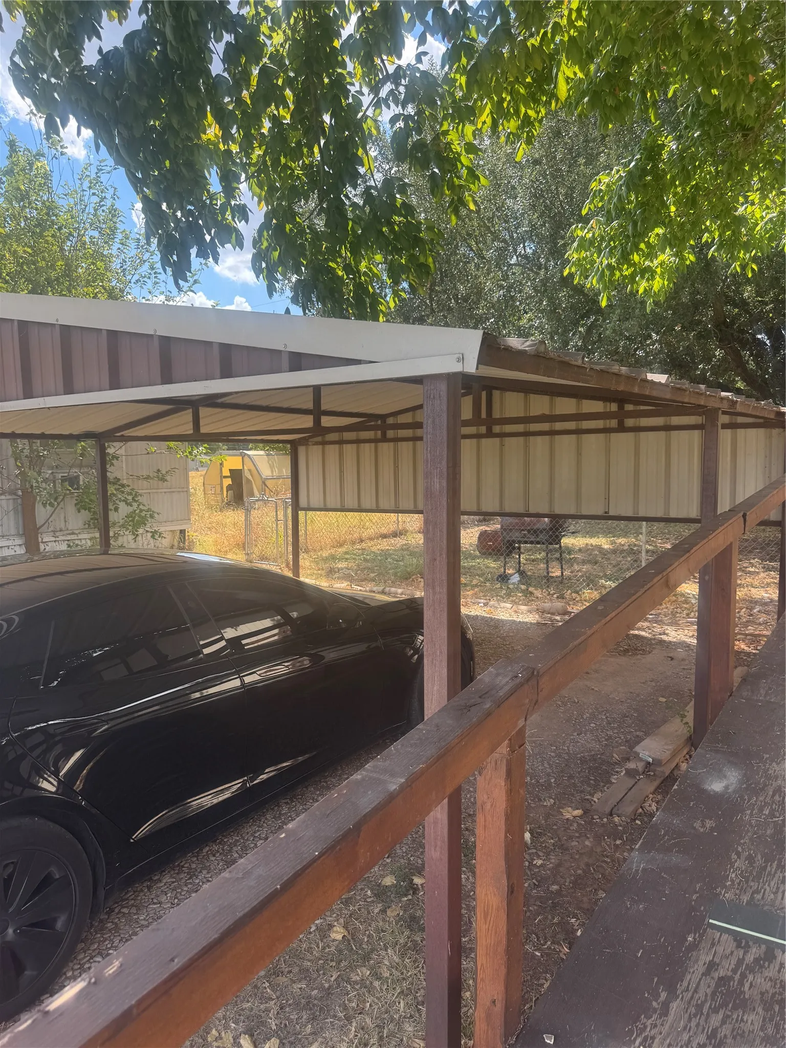 Metal 2 car carport
