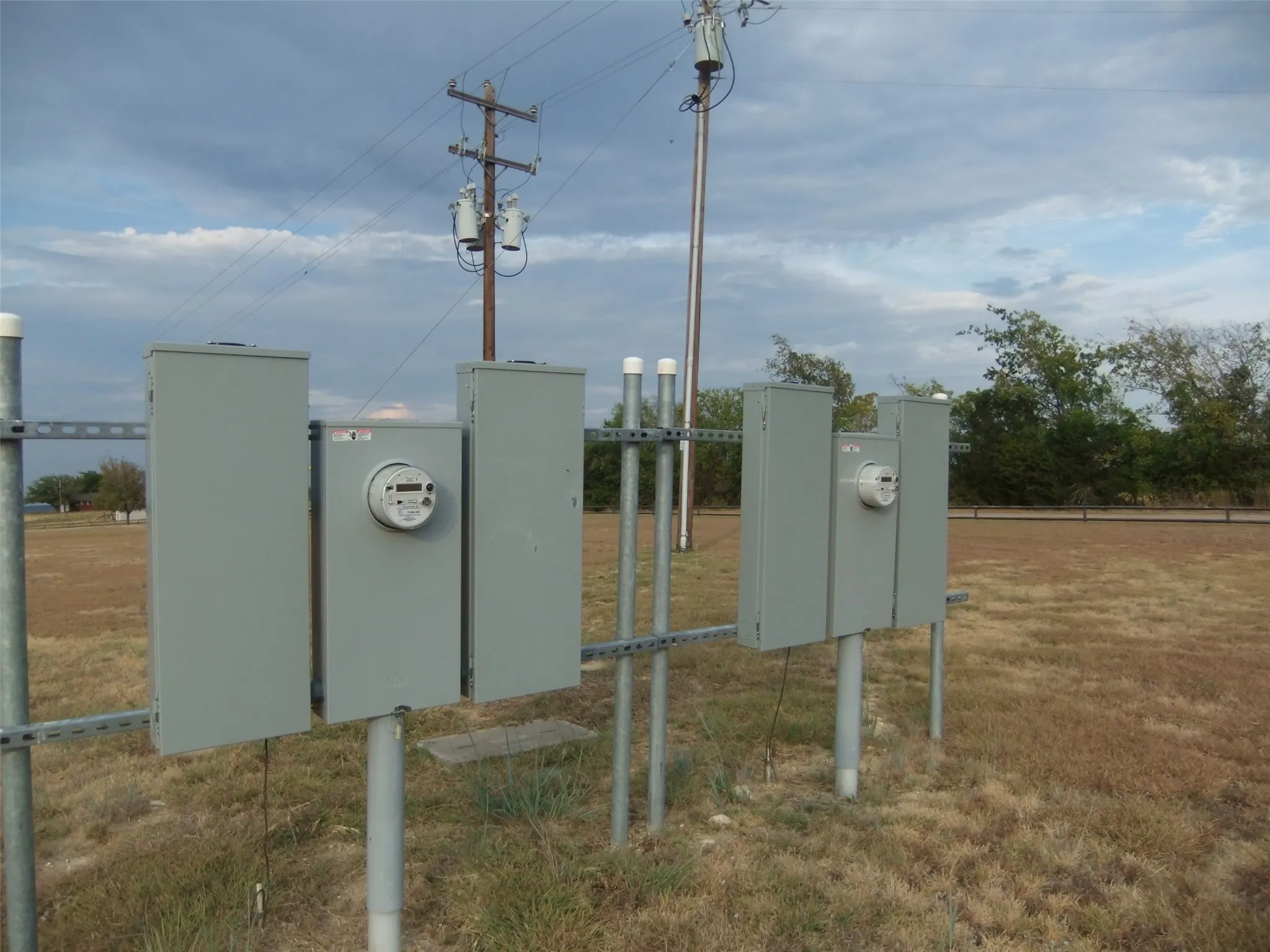 Electricity connected fpr RV pads