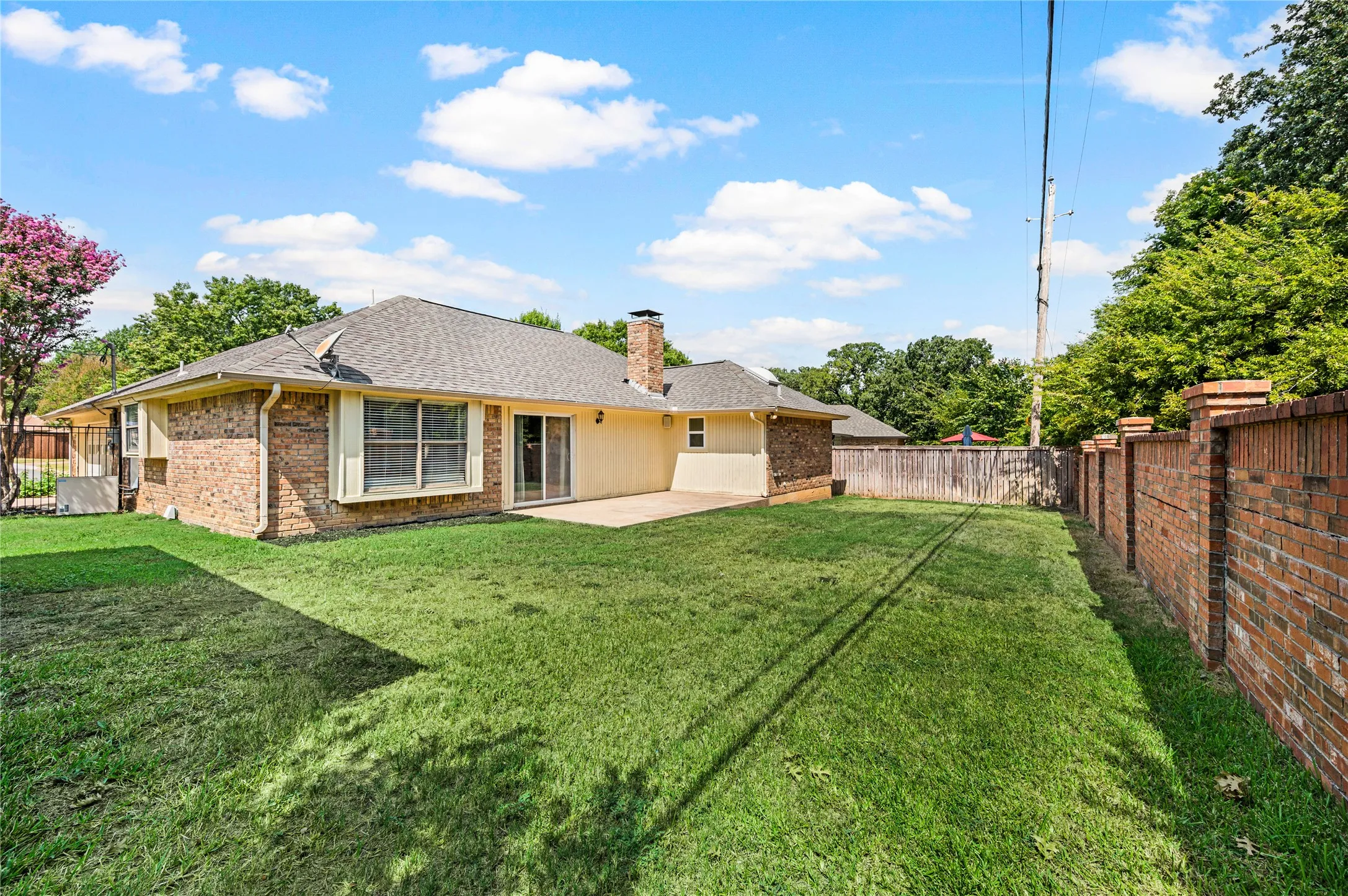 Yard photos have been digitally enhanced to depict green grass.