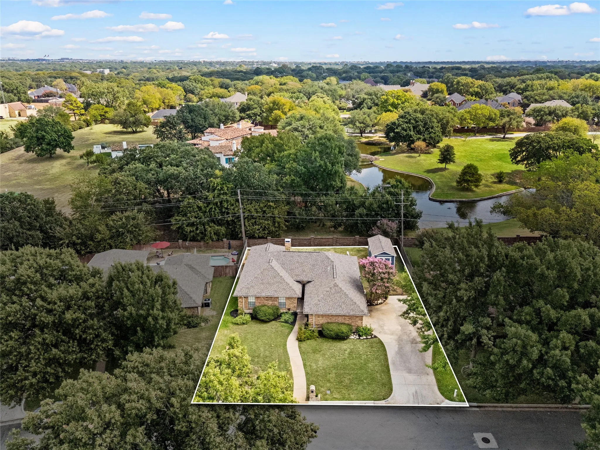 Yard photos have been digitally enhanced to depict green grass.